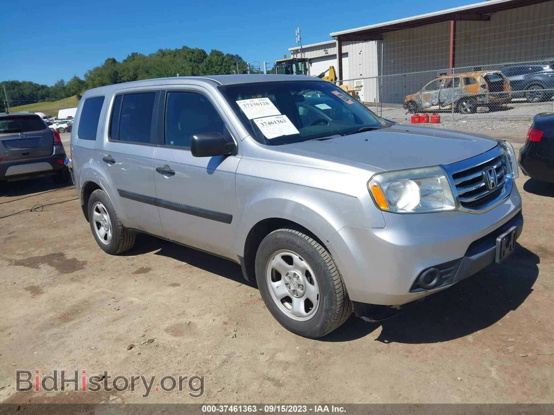 Фотография 5FNYF4H26CB060739 - HONDA PILOT 2012