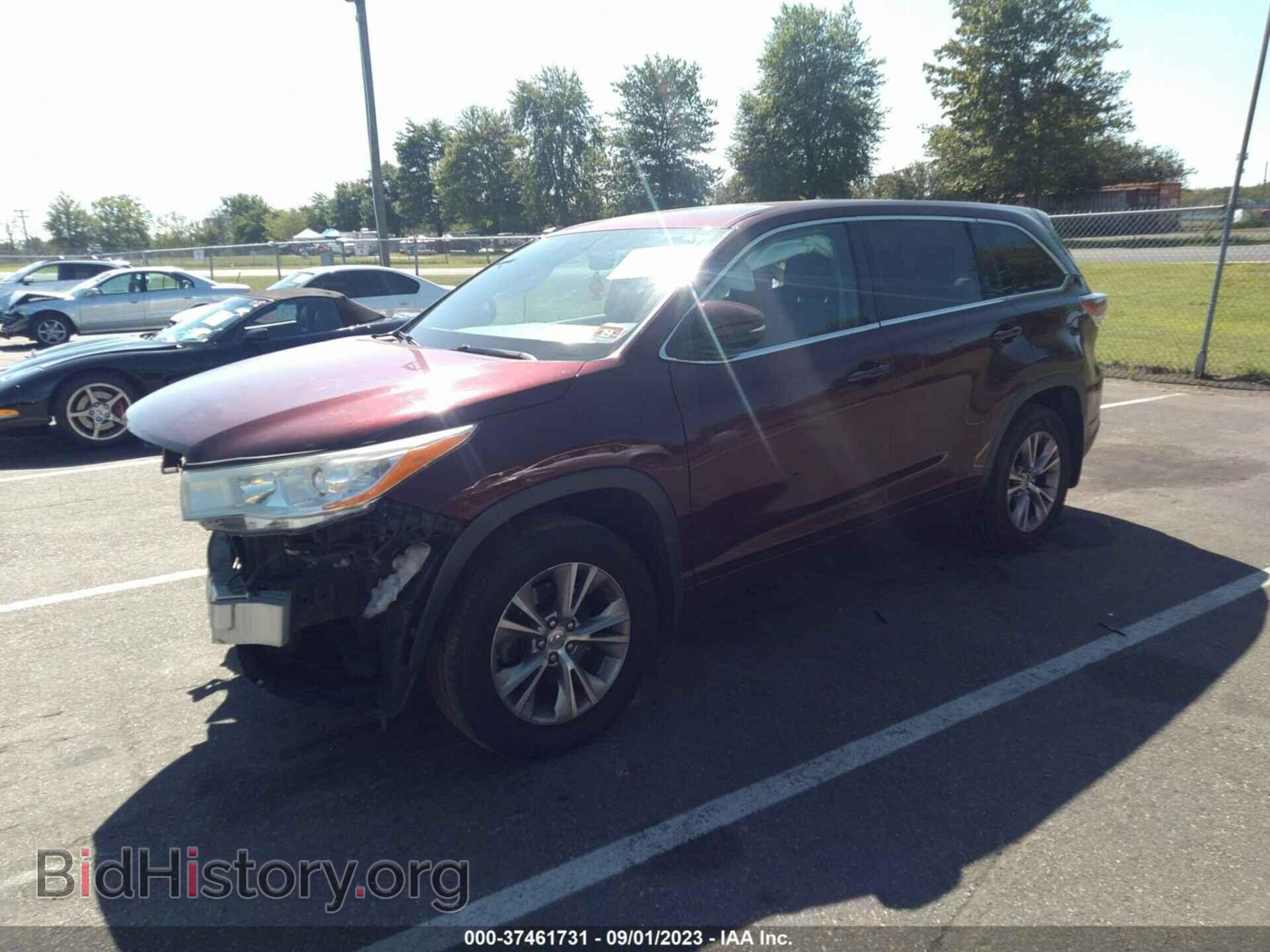 2015 TOYOTA HIGHLANDER - VIN: 5TDBKRFH2FS204129 - Фото 2
