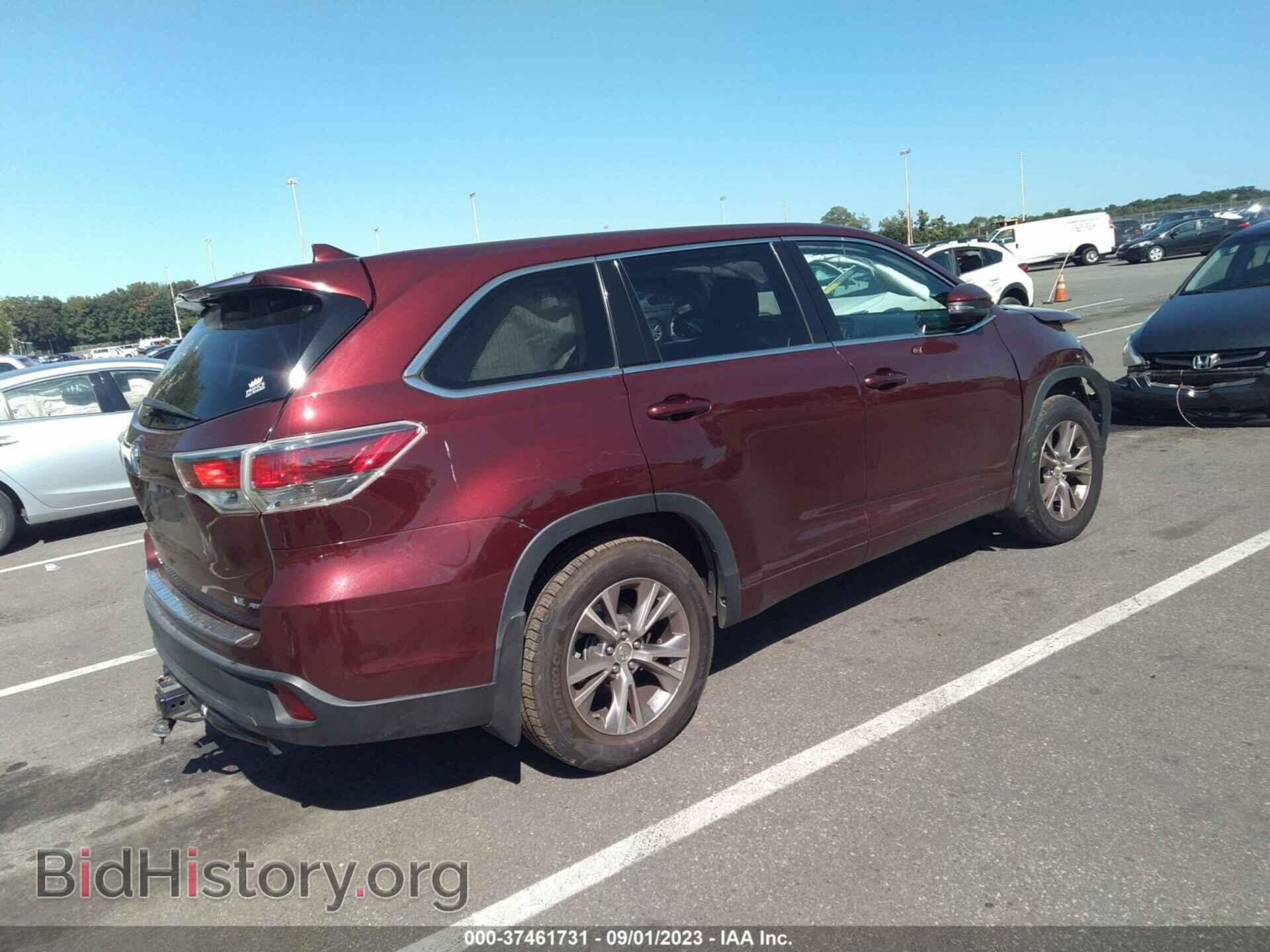 2015 TOYOTA HIGHLANDER - VIN: 5TDBKRFH2FS204129 - Фото 4