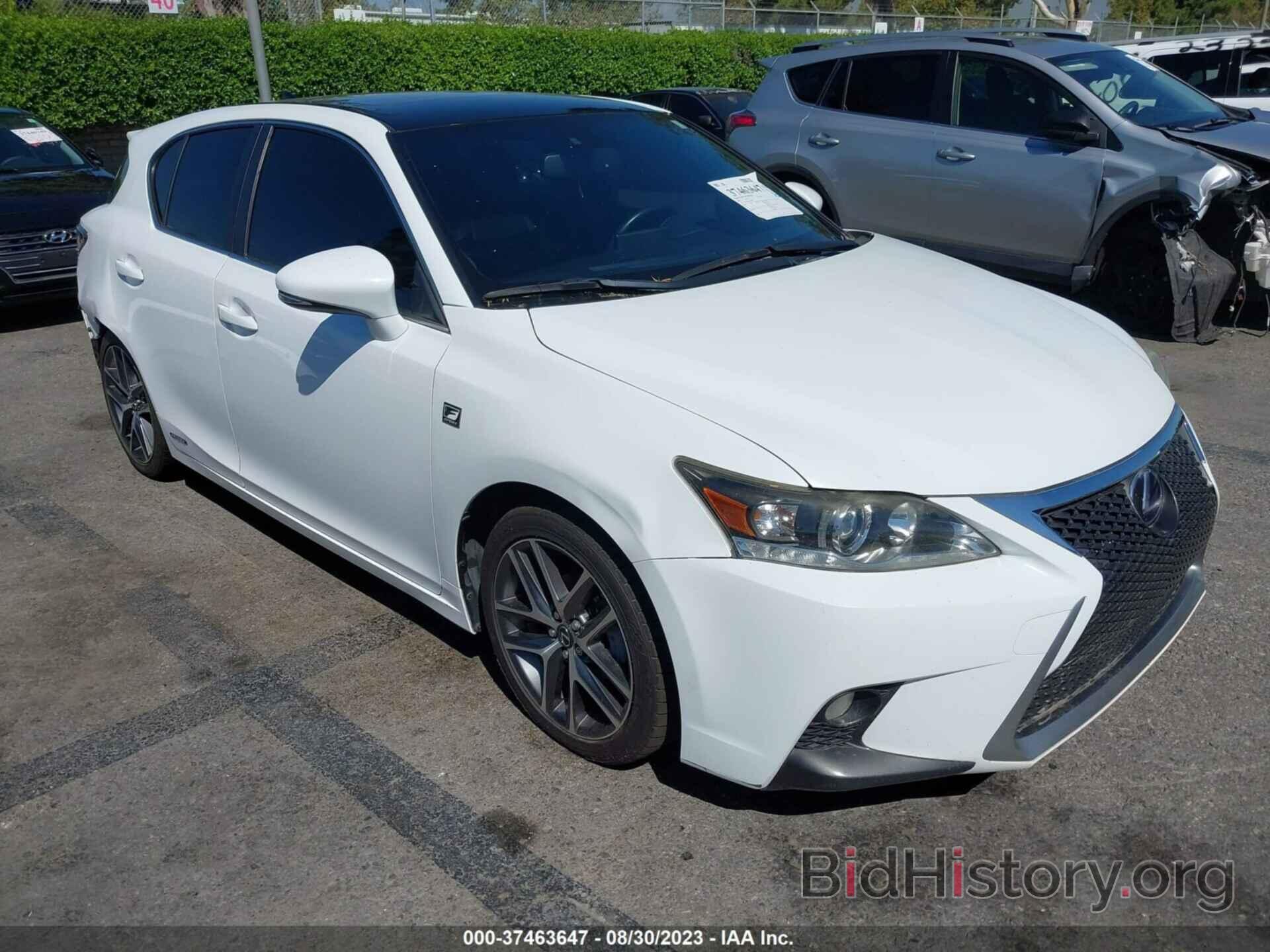 Photo JTHKD5BH3E2180498 - LEXUS CT 200H 2014