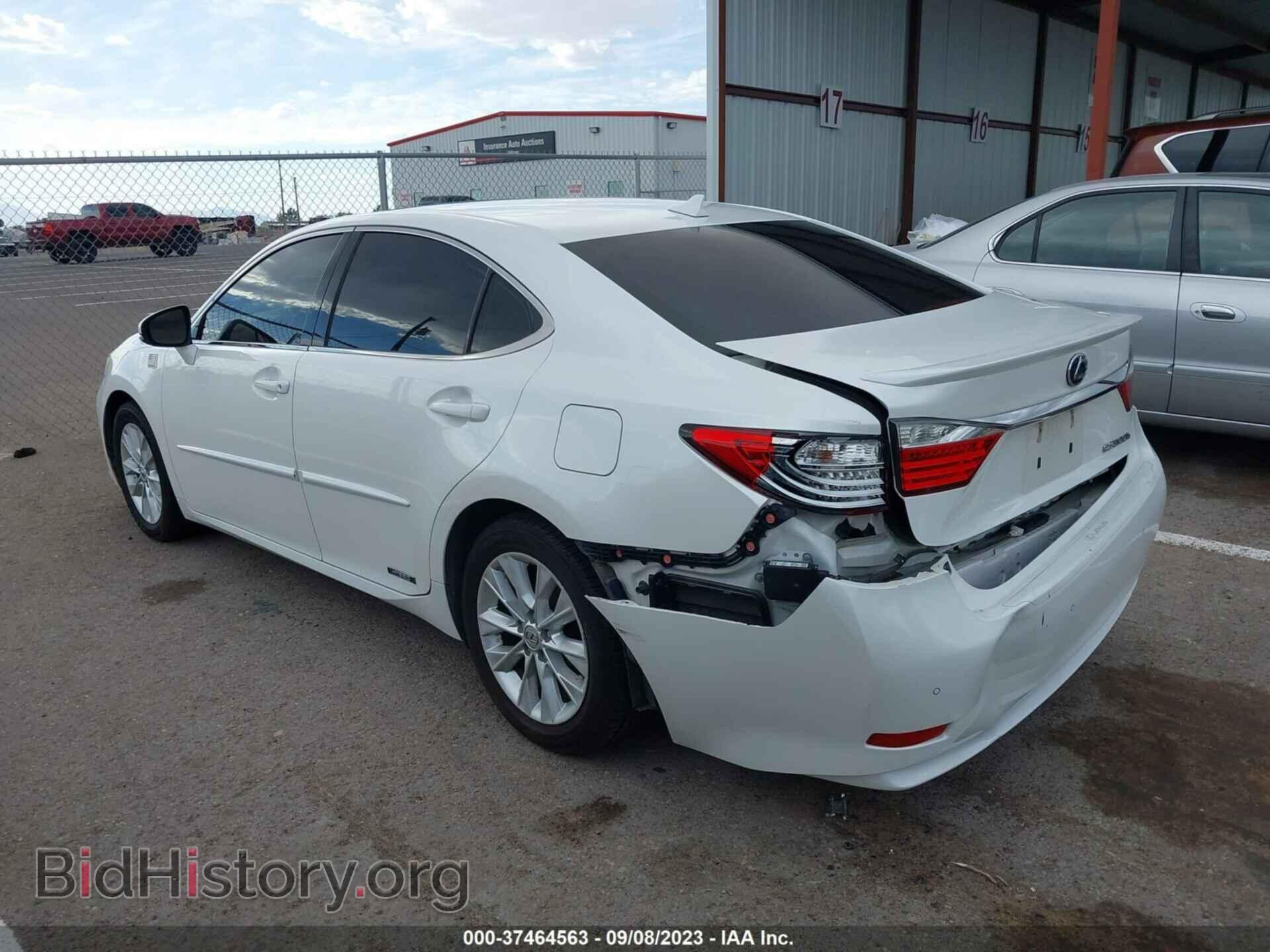 2013 LEXUS ES 300H - VIN: JTHBW1GG8D2021431 - Фото 3