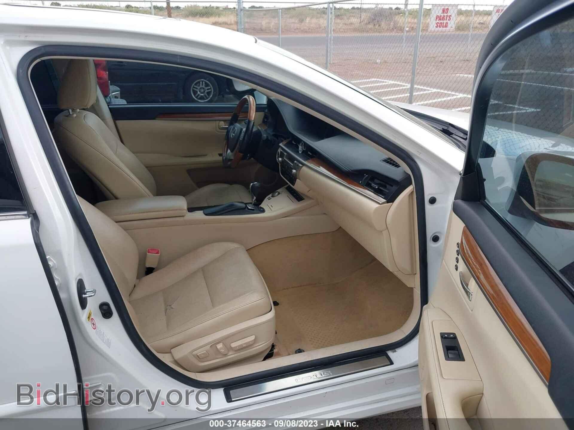 2013 LEXUS ES 300H - VIN: JTHBW1GG8D2021431 - Фото 5