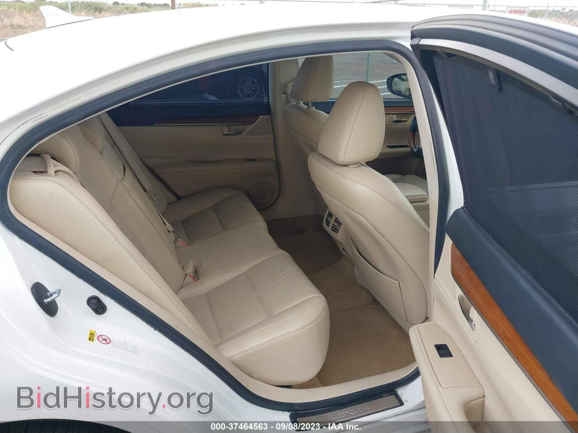 2013 LEXUS ES 300H - VIN: JTHBW1GG8D2021431 - Фото 8