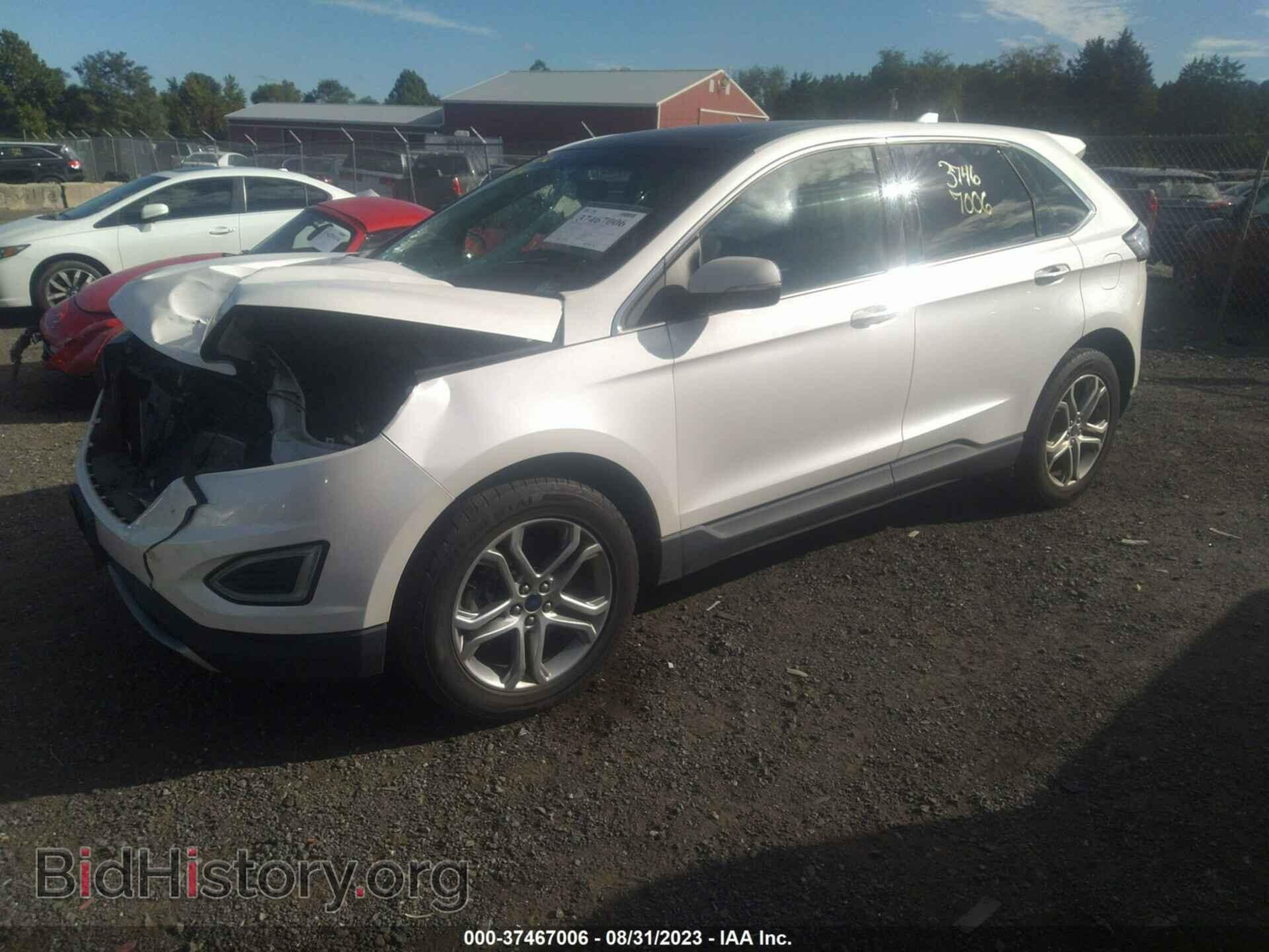 2016 FORD EDGE - VIN: 2FMPK4K87GBB82058 - Фото 2