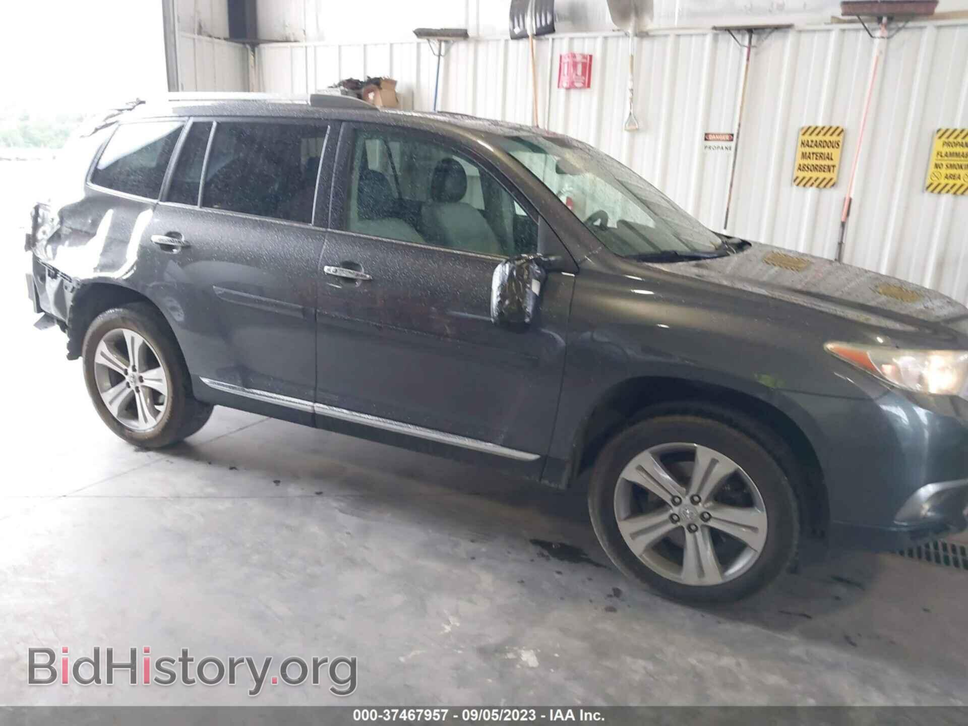 Photo 5TDDK3EH3DS190357 - TOYOTA HIGHLANDER 2013