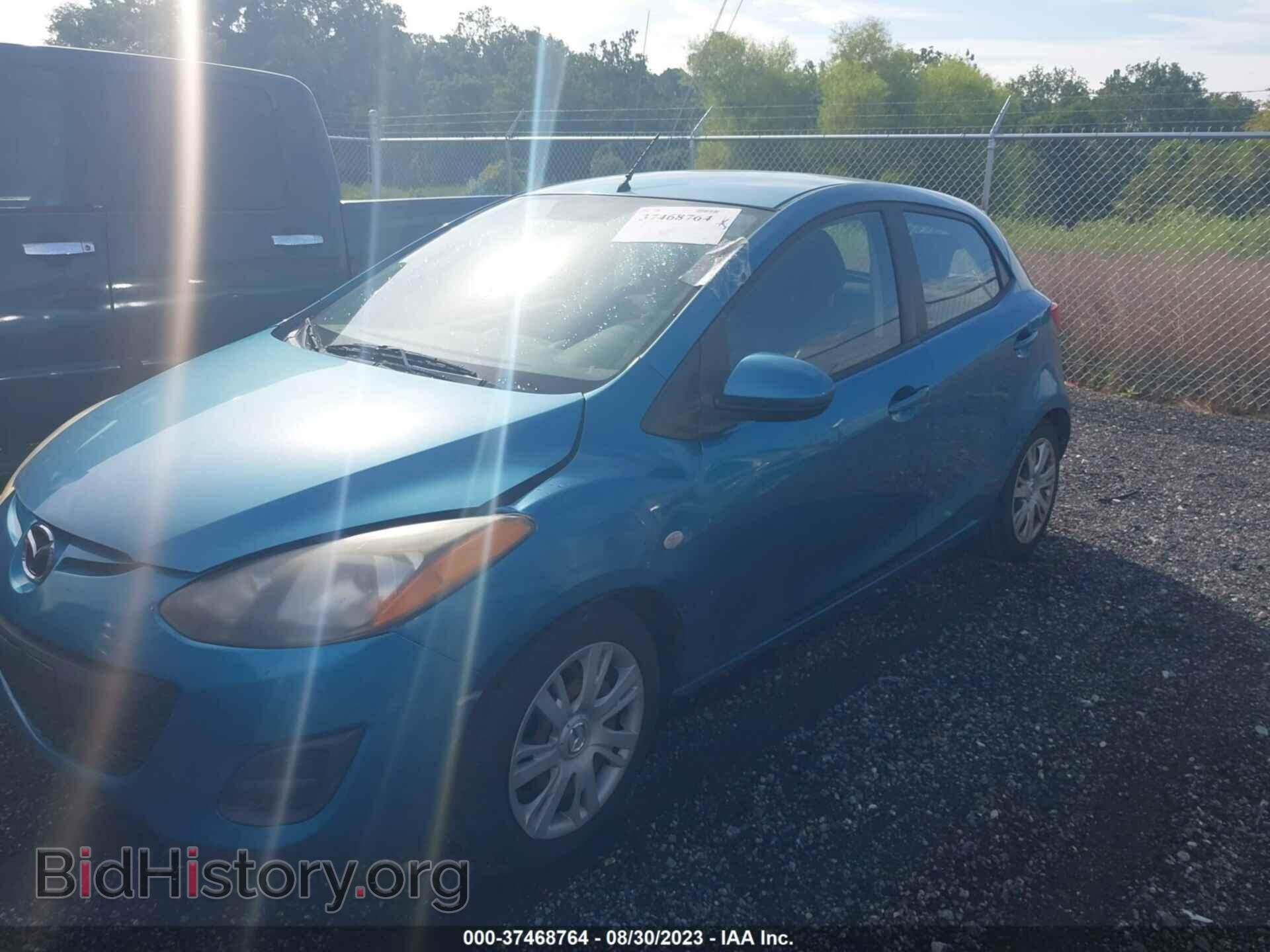 2012 MAZDA MAZDA2 - VIN: JM1DE1KZ8C0141312 - Фото 2