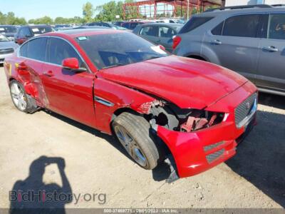 2017 Jaguar XE 35t Prestige, red — VIN SAJAK4BVXHA955314, IAAI