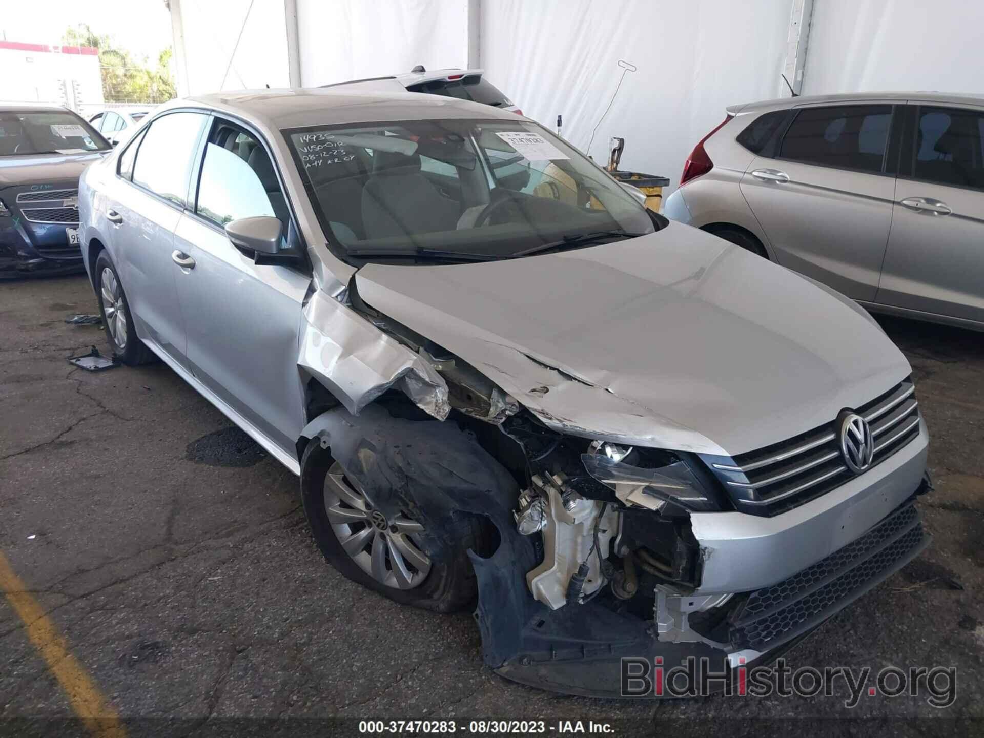 Photo 1VWAP7A30CC015387 - VOLKSWAGEN PASSAT 2012