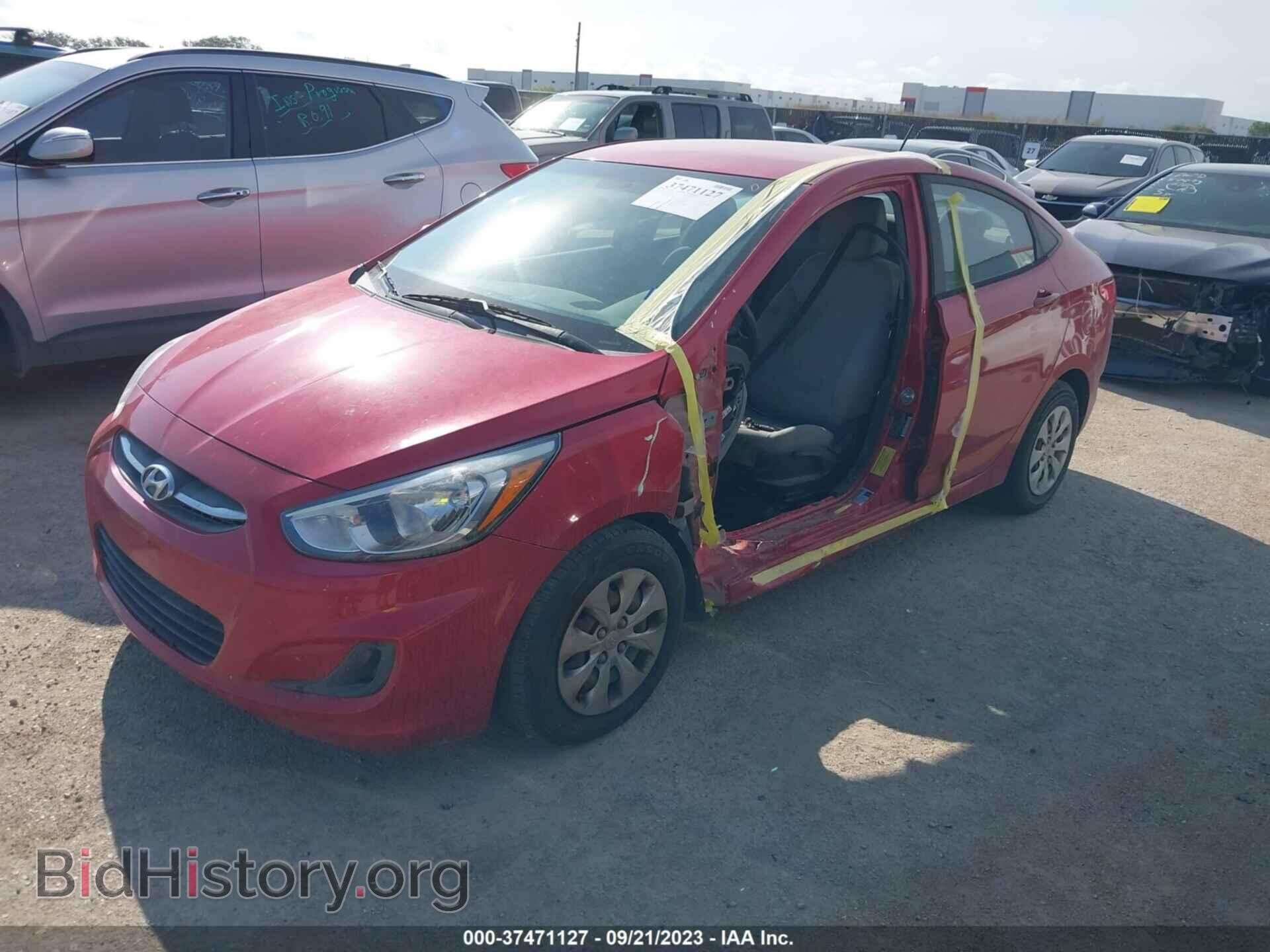 2016 HYUNDAI ACCENT - VIN: KMHCT4AE3GU078227 - Фото 2