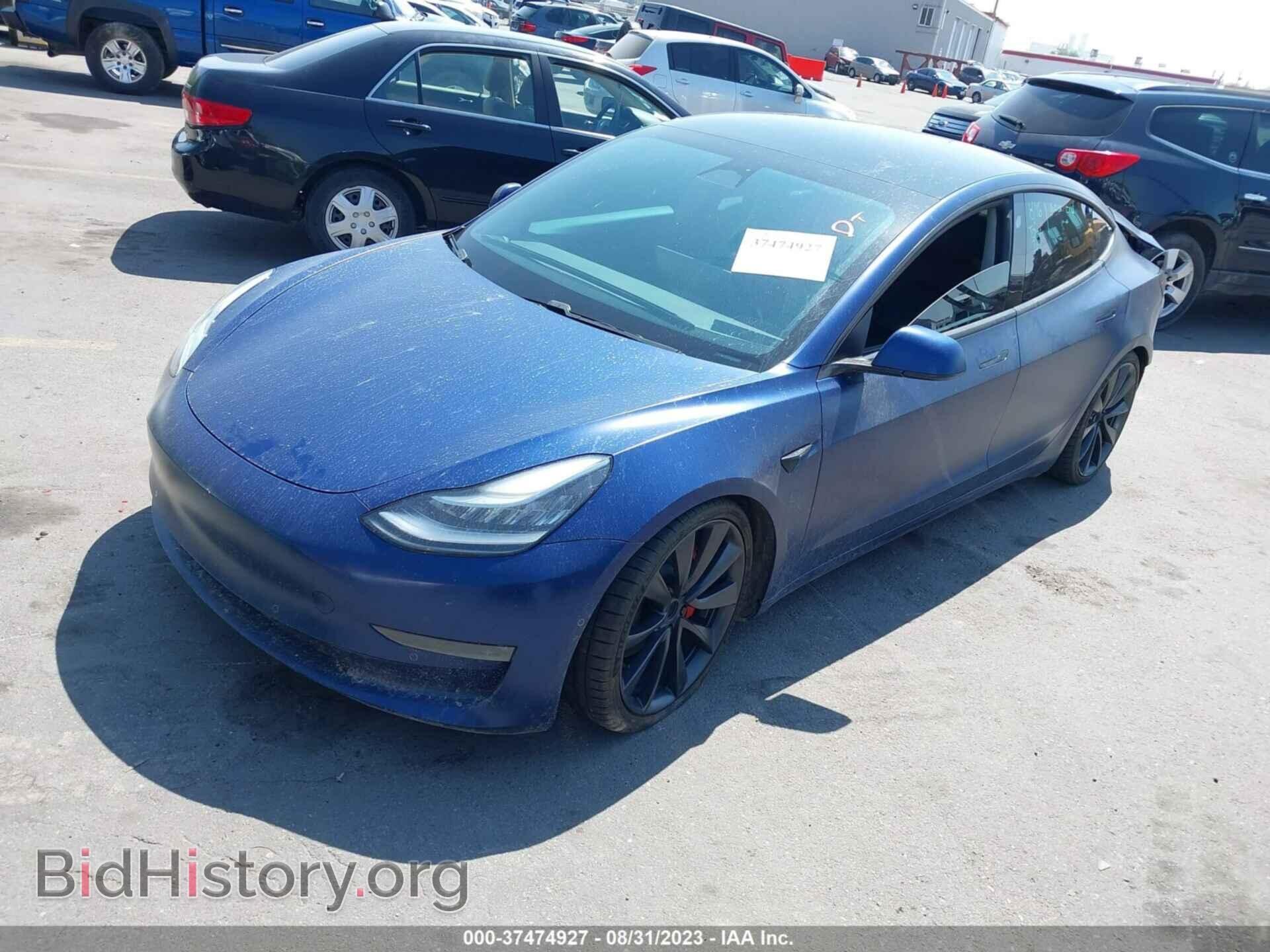 2020 TESLA MODEL 3 - VIN: 5YJ3E1EC6LF647094 - Фото 2