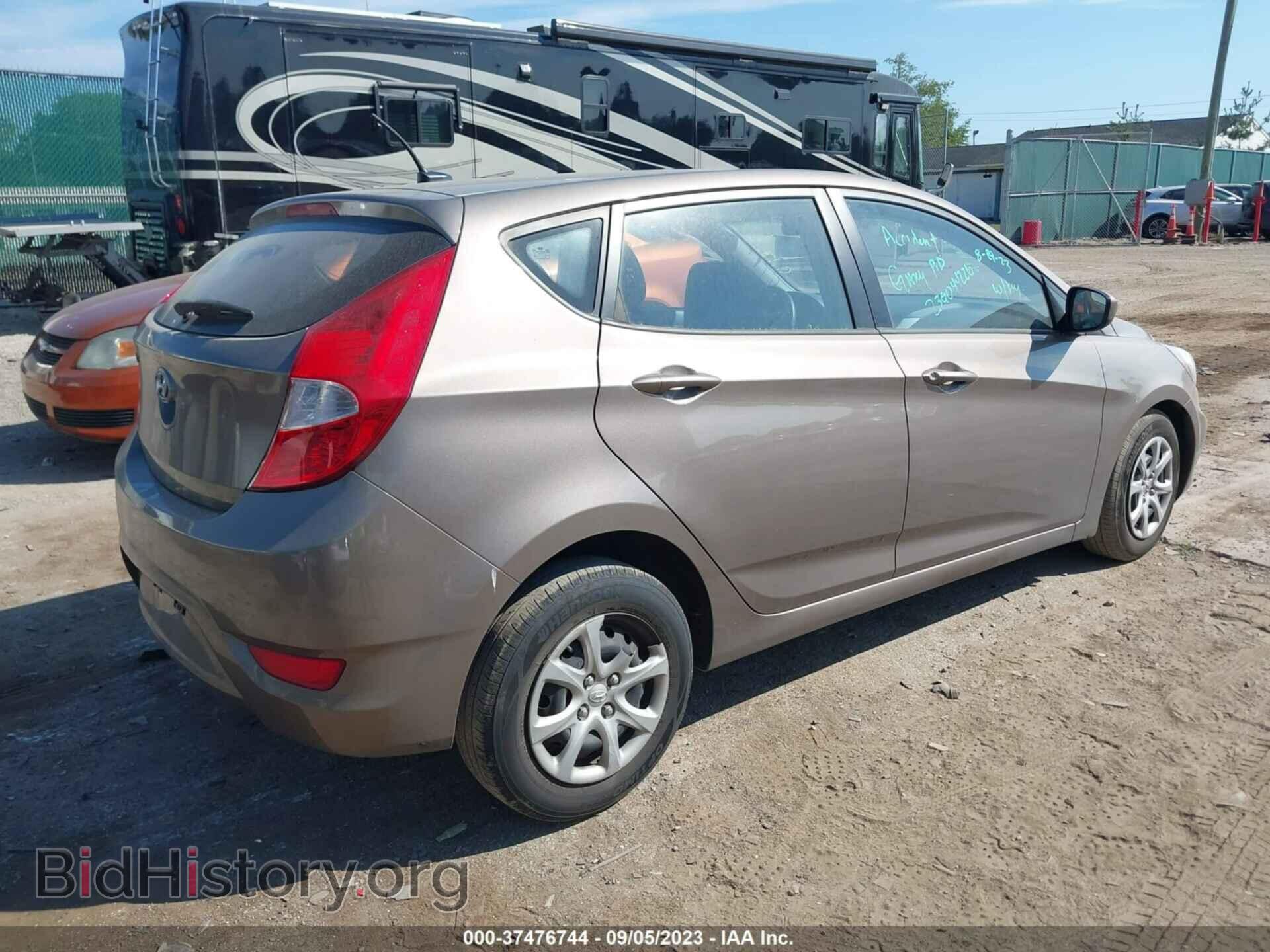 2012 HYUNDAI ACCENT - VIN: KMHCT5AE1CU044805 - Фото 4