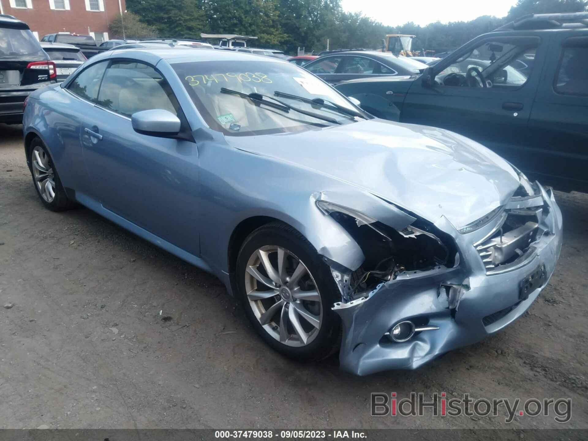 Photo JN1CV6FE3DM771591 - INFINITI G37 CONVERTIBLE 2013