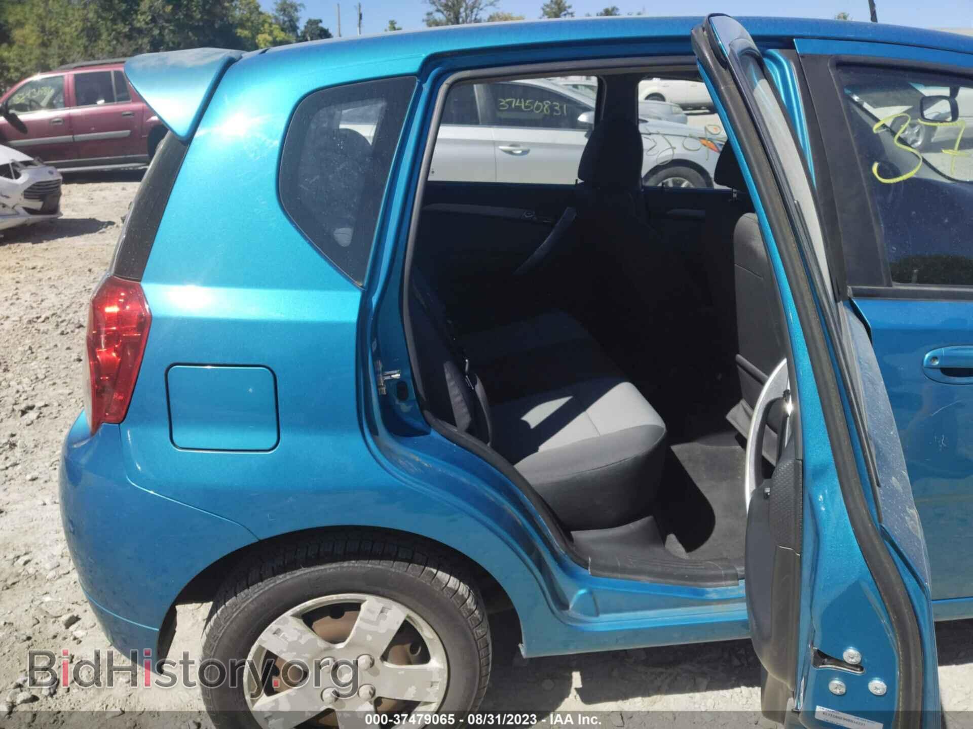 2009 CHEVROLET AVEO - VIN: KL1TD66E99B634231 - Фото 8