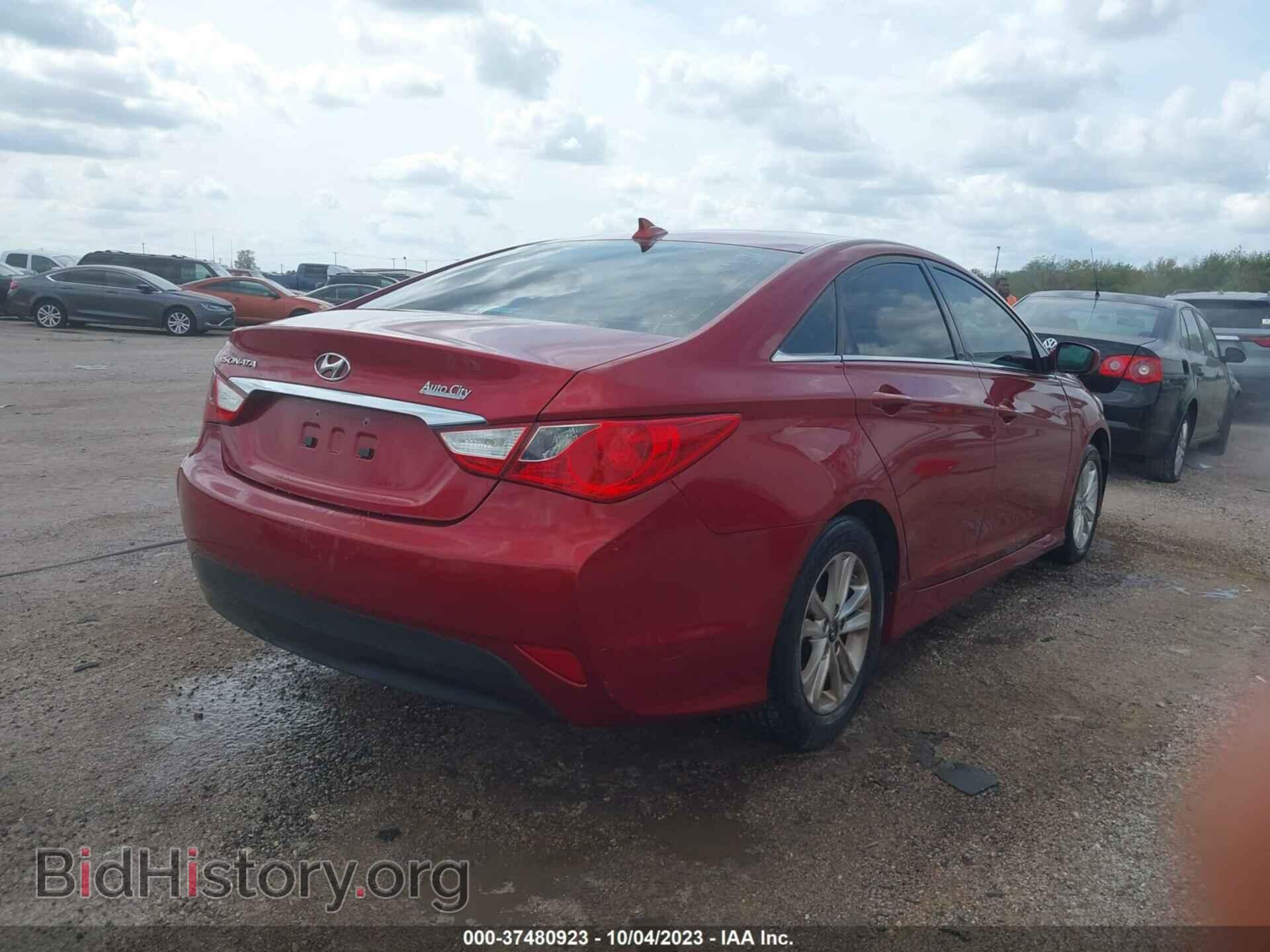 2014 HYUNDAI SONATA - VIN: 5NPEB4AC5EH920894 - Фото 4