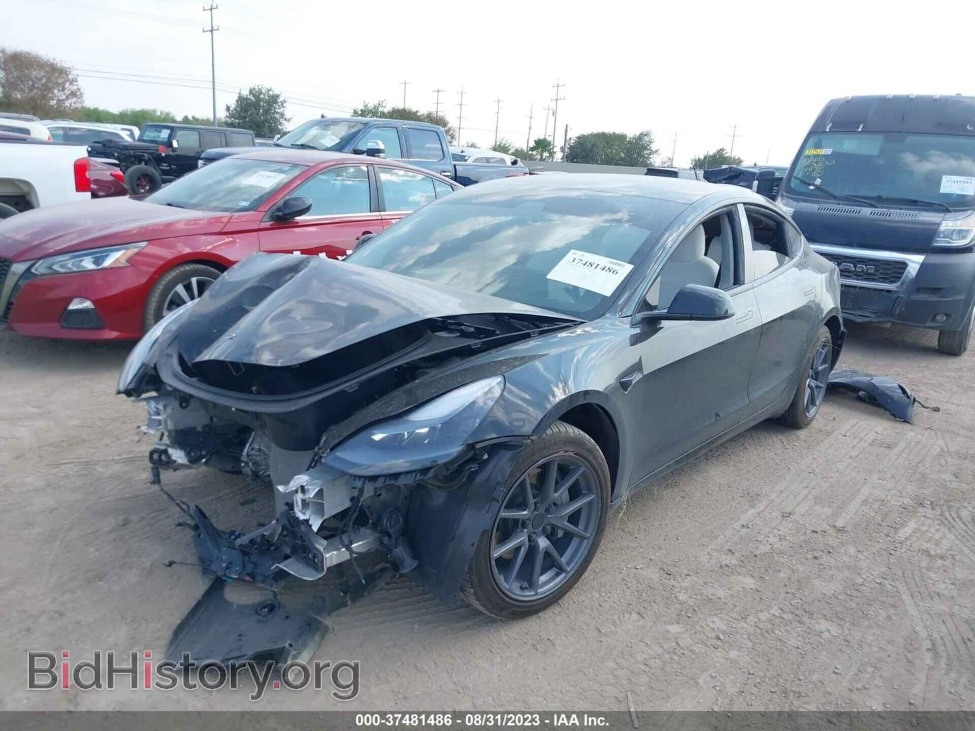 2021 TESLA MODEL 3 - VIN: 5YJ3E1EA9MF081481 - Фото 2