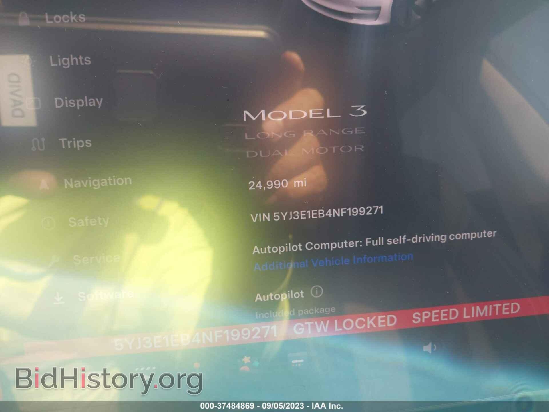 2022 TESLA MODEL 3 - VIN: 5YJ3E1EB4NF199271 - Photo 7