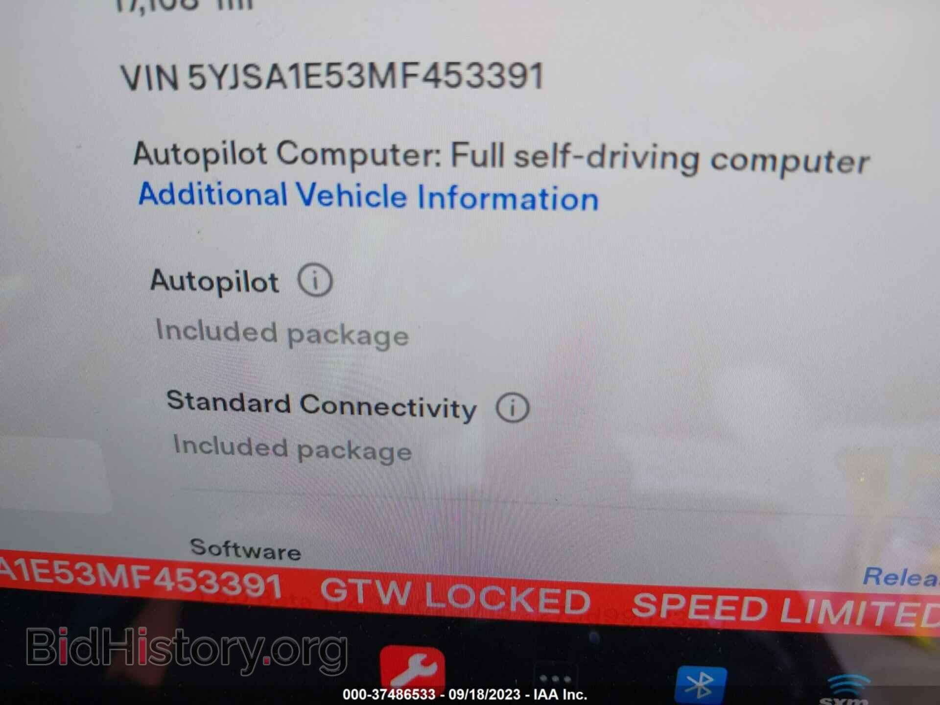 2021 TESLA MODEL S - VIN: 5YJSA1E53MF453391 - Photo 9