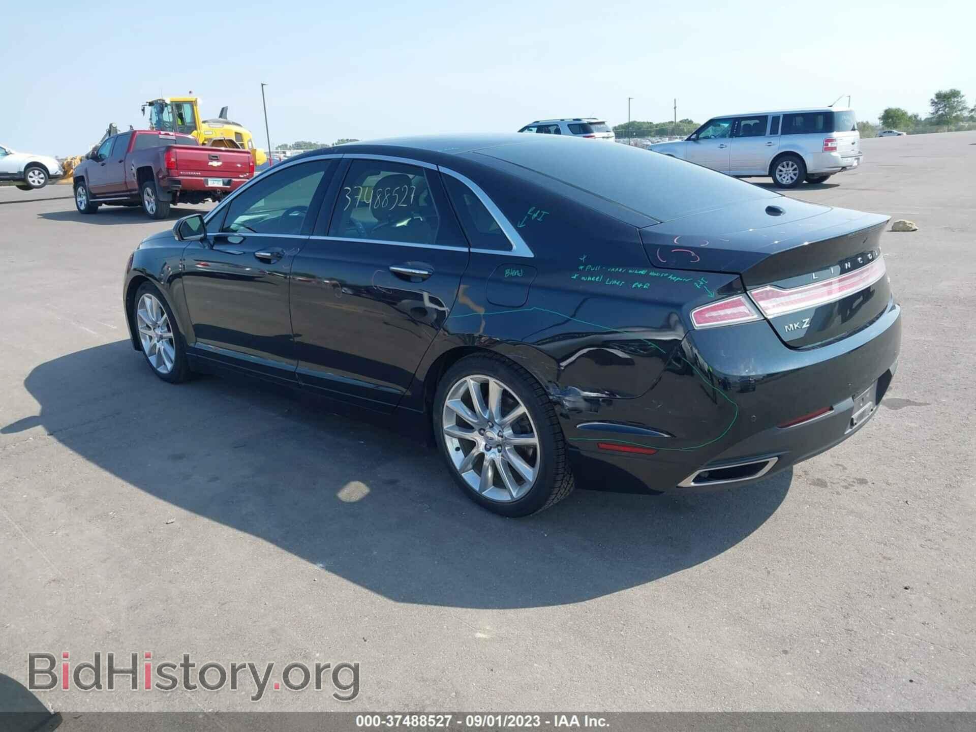 2015 LINCOLN MKZ - VIN: 3LN6L2LU3FR629607 - Фото 3