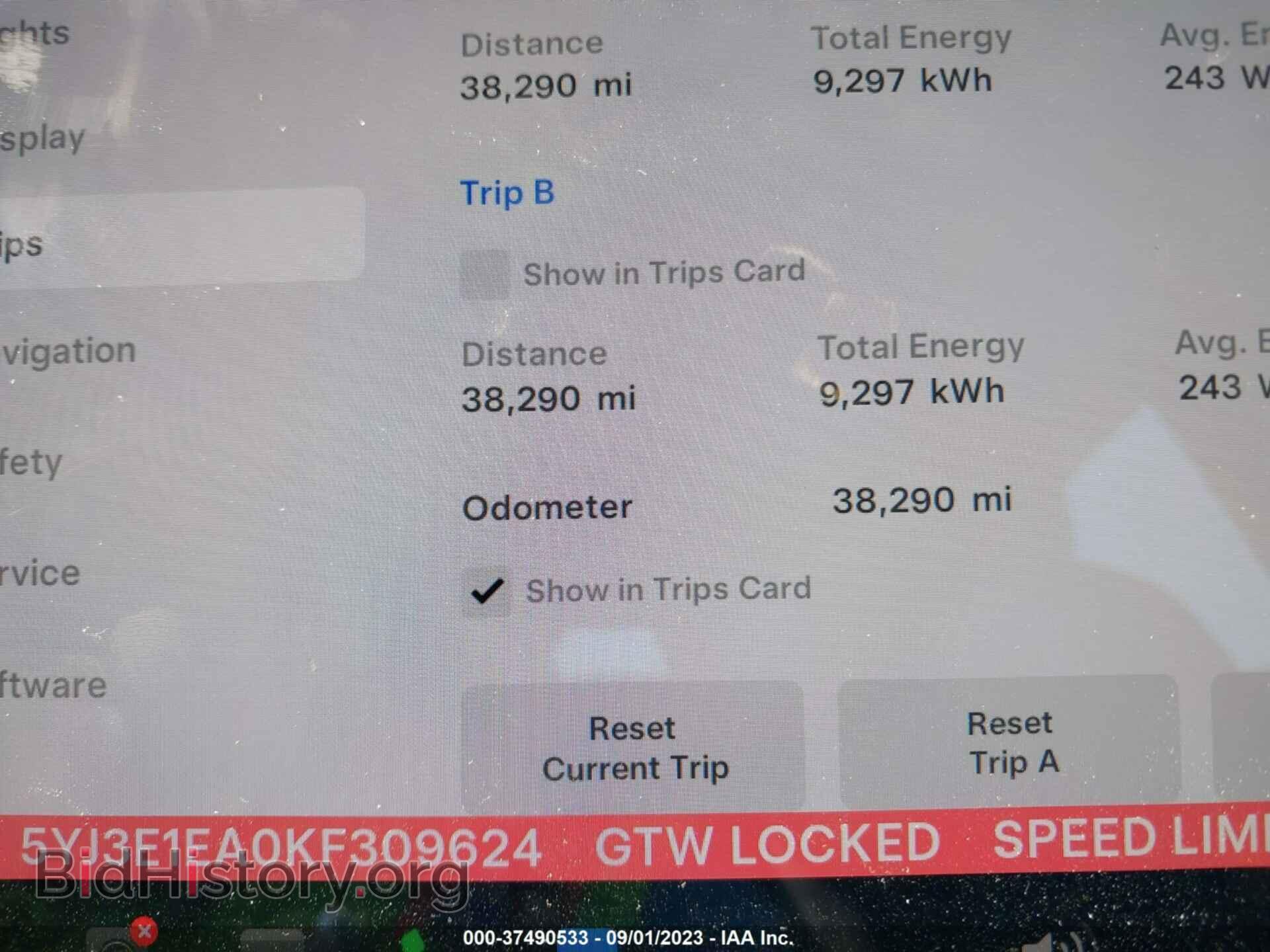 2019 TESLA MODEL 3 - VIN: 5YJ3E1EA0KF309624 - Photo 7