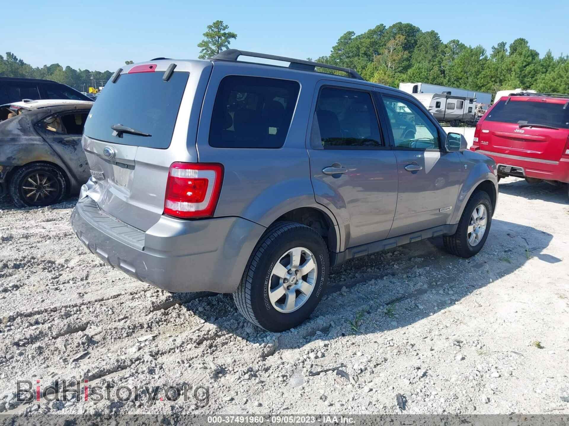 2008 FORD ESCAPE - VIN: 1FMCU04158KC82152 - Фото 4