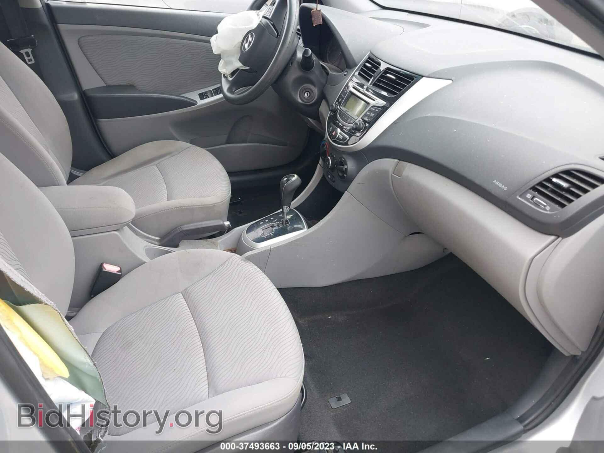 2013 HYUNDAI ACCENT - VIN: KMHCU4AE7DU301717 - Фото 5