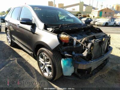 2015 Ford EDGE Titanium, серый — VIN 2FMTK3K98FBC40159, IAAI