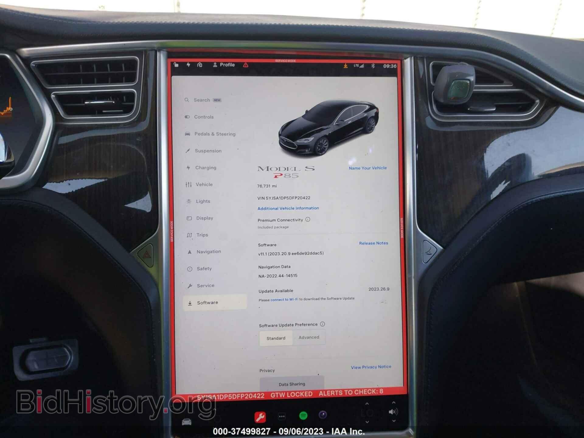 2013 TESLA MODEL S - VIN: 5YJSA1DP5DFP20422 - Photo 17