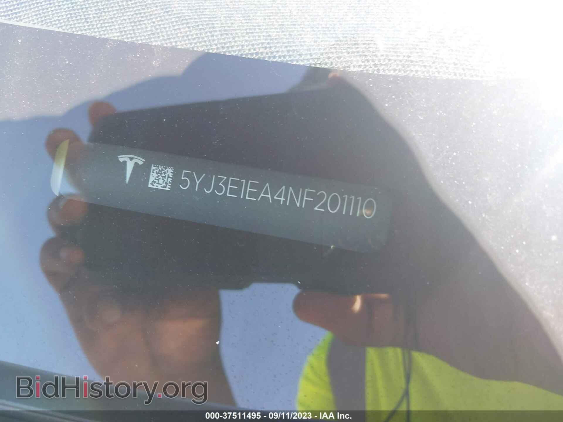 2022 TESLA MODEL 3 - VIN: 5YJ3E1EA4NF201110 - Photo 9