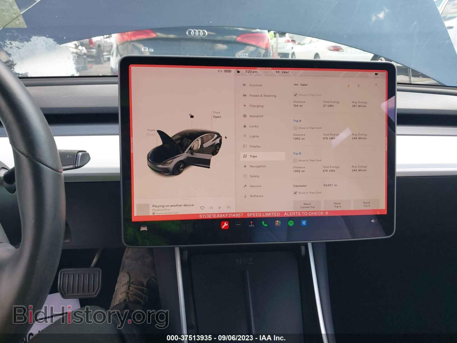 2019 TESLA MODEL 3 - VIN: 5YJ3E1EA8KF314957 - Фото 7