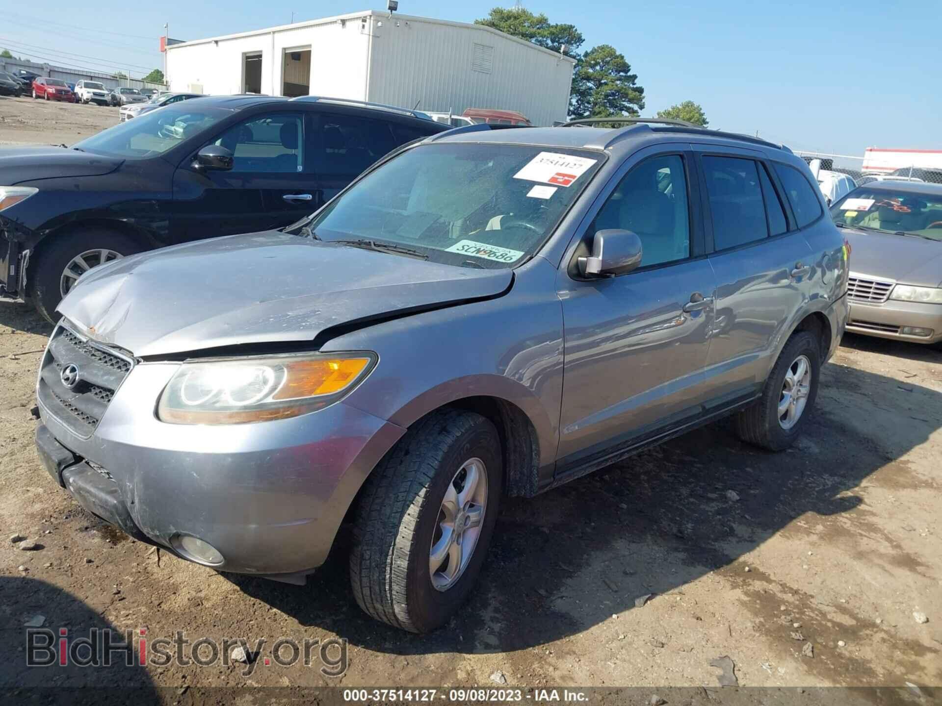 2007 HYUNDAI SANTA FE - VIN: 5NMSG13D77H036397 - Фото 2