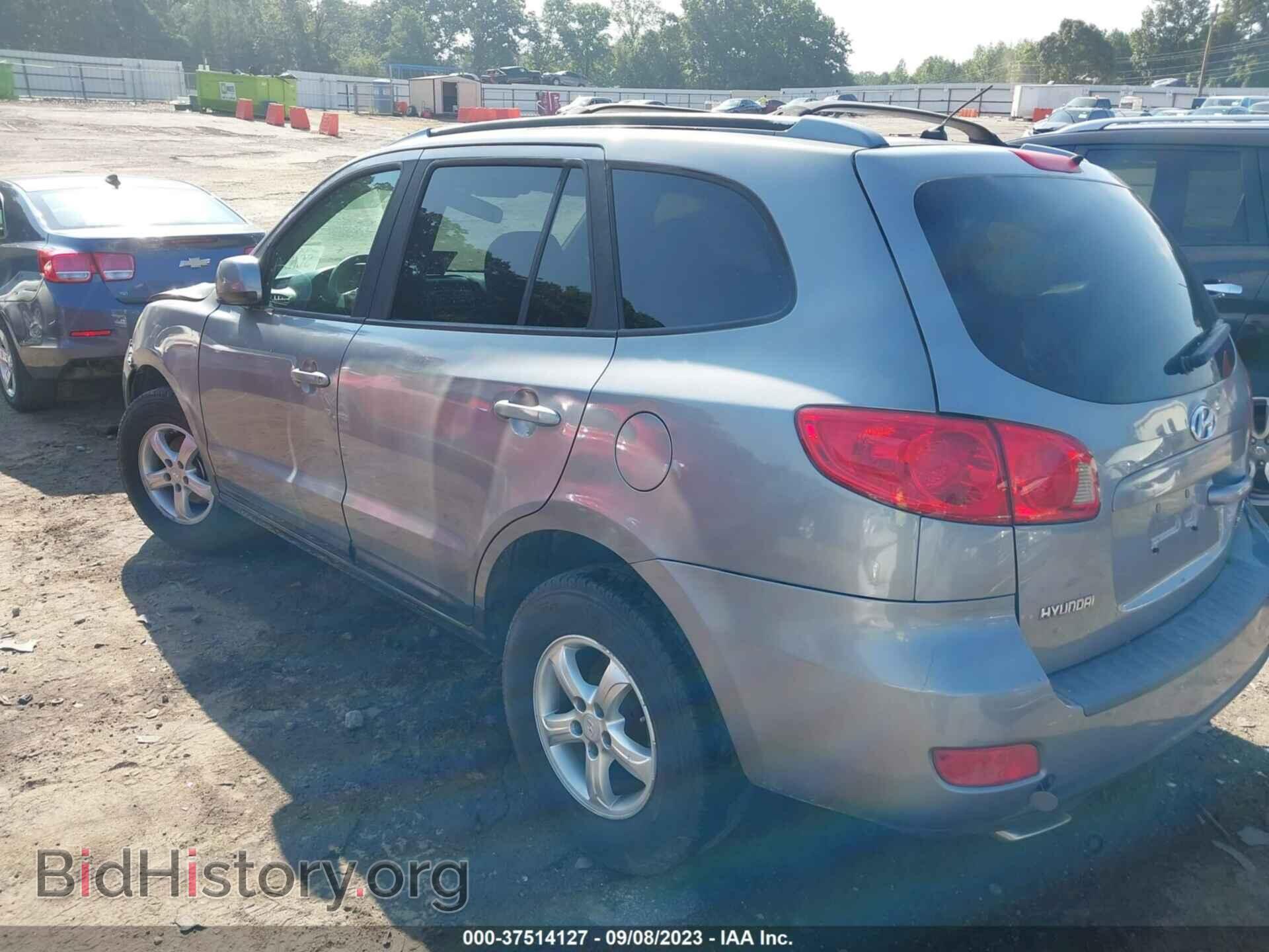 2007 HYUNDAI SANTA FE - VIN: 5NMSG13D77H036397 - Фото 3