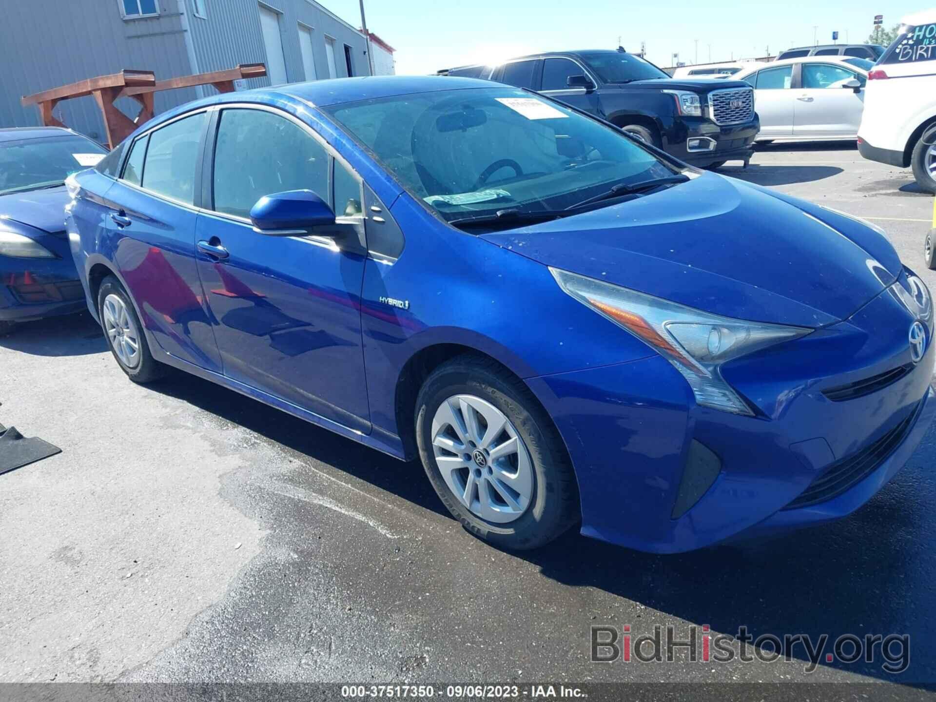 Photo JTDKBRFUXG3510723 - TOYOTA PRIUS 2016