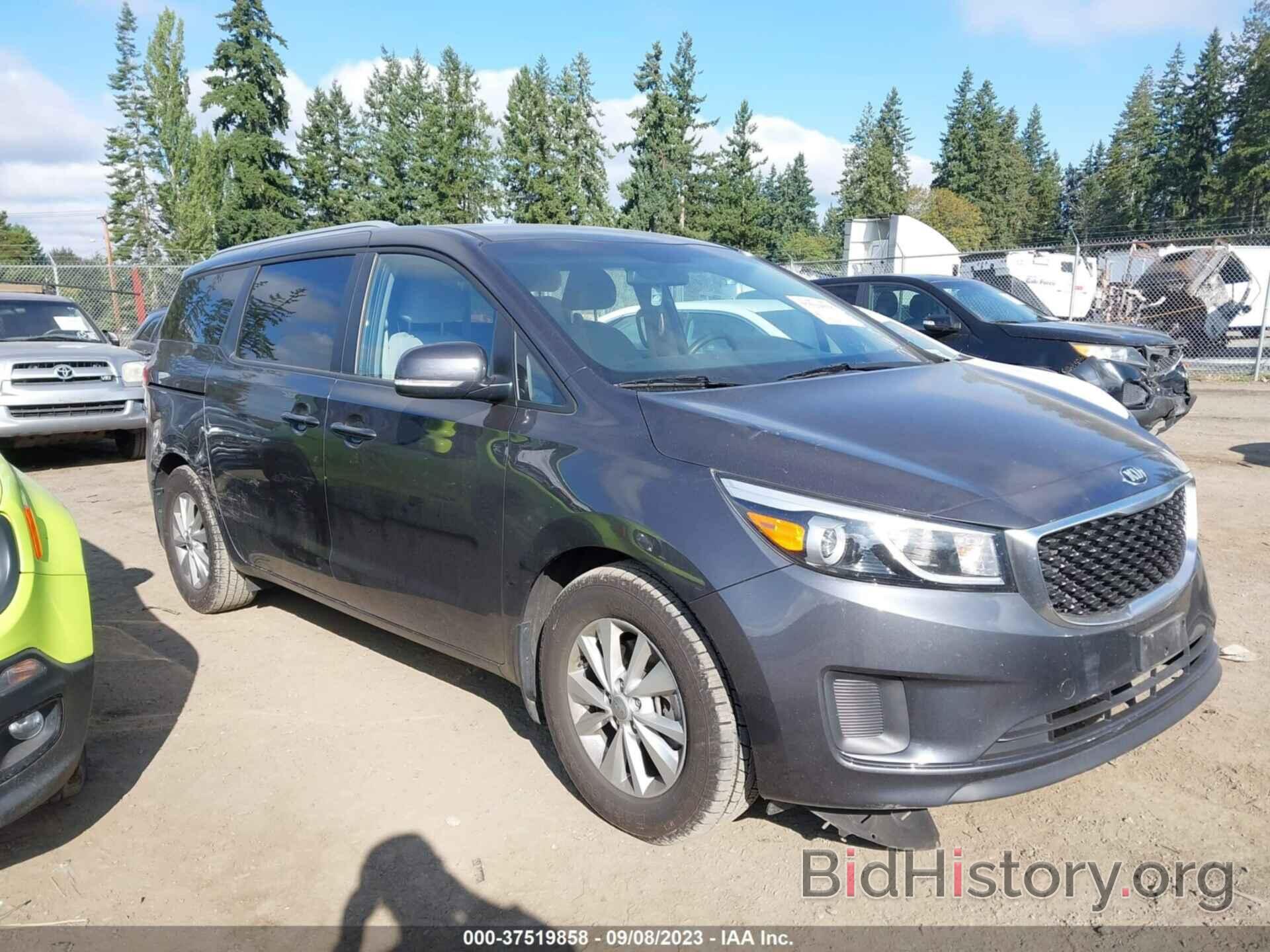 Фотография KNDMB5C11G6142622 - KIA SEDONA 2016