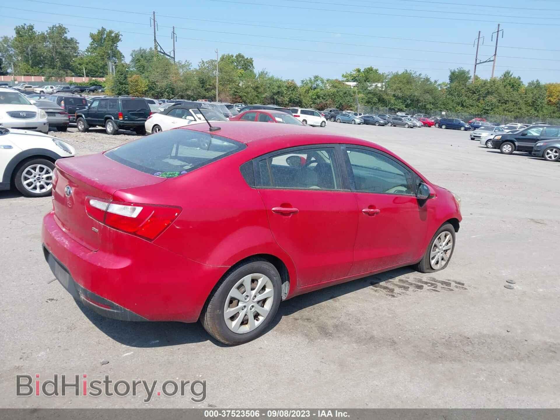 2014 KIA RIO - VIN: KNADM4A31E6384412 - Фото 4