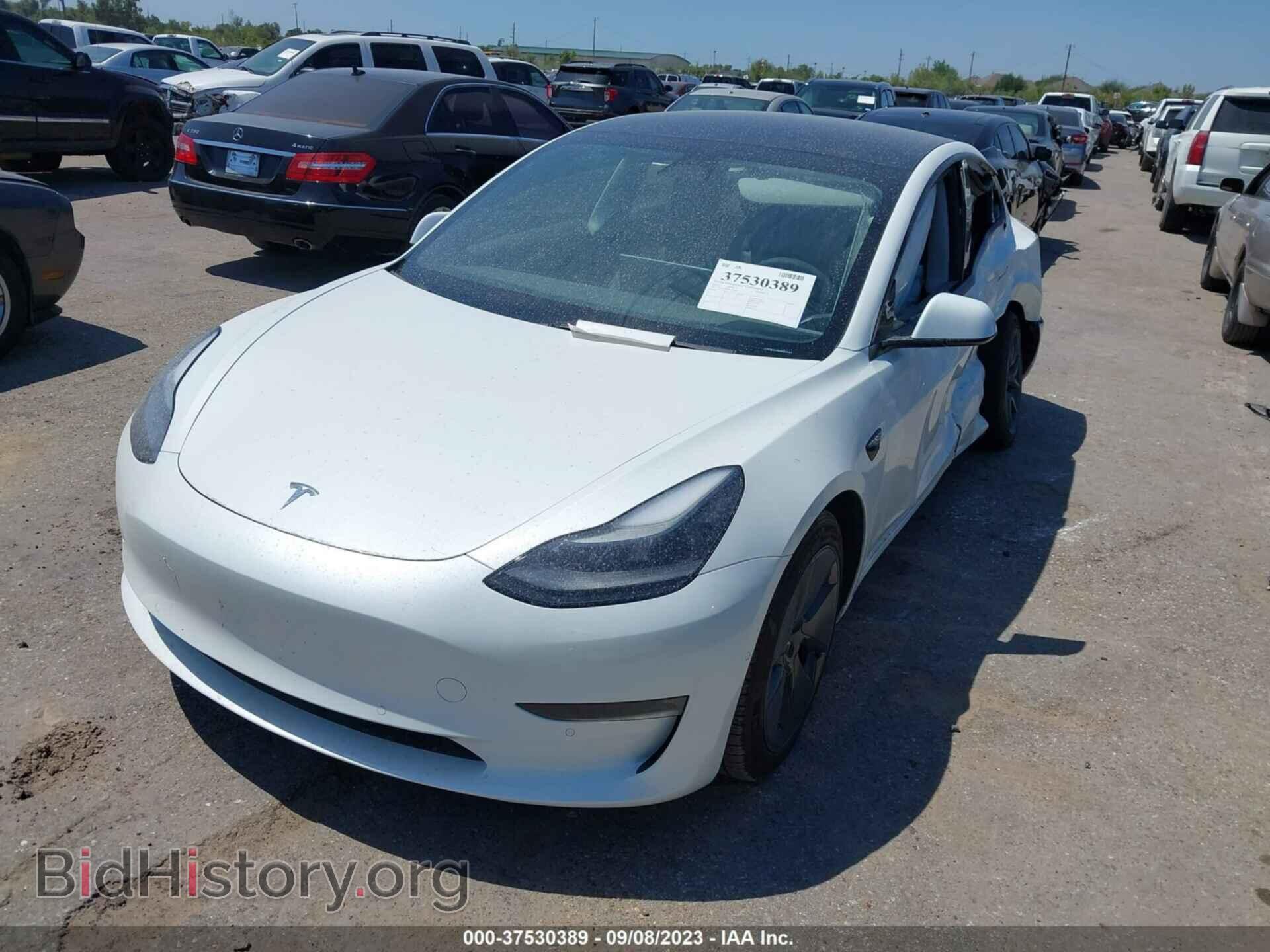 2022 TESLA MODEL 3 - VIN: 5YJ3E1EB0NF275844 - Фото 2