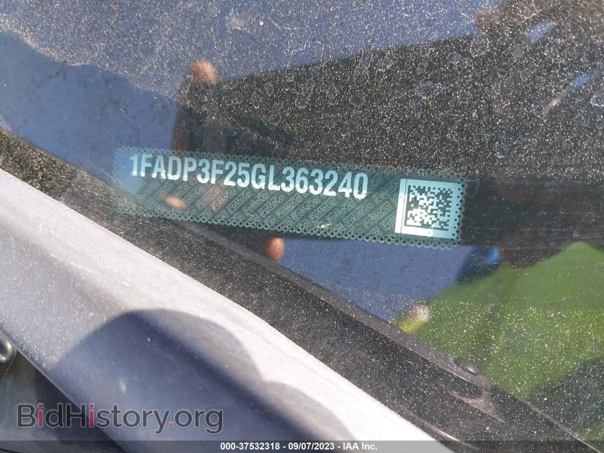2016 FORD FOCUS - VIN: 1FADP3F25GL363240 - Фото 9