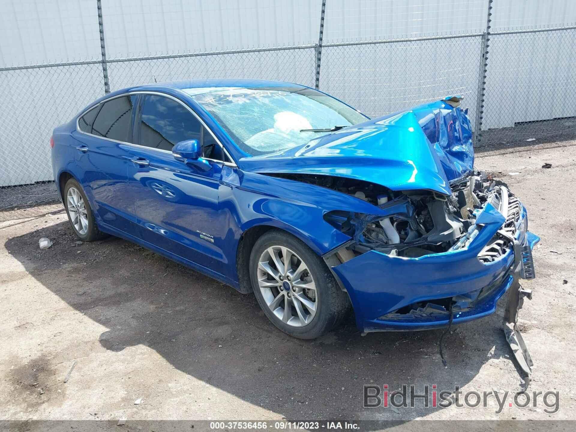 Photo 3FA6P0SU1HR239113 - FORD FUSION ENERGI 2017