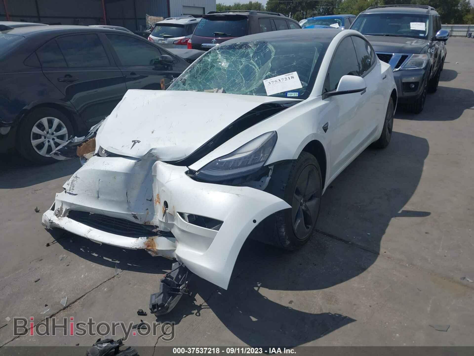 2020 TESLA MODEL 3 - VIN: 5YJ3E1EA6LF744892 - Фото 2
