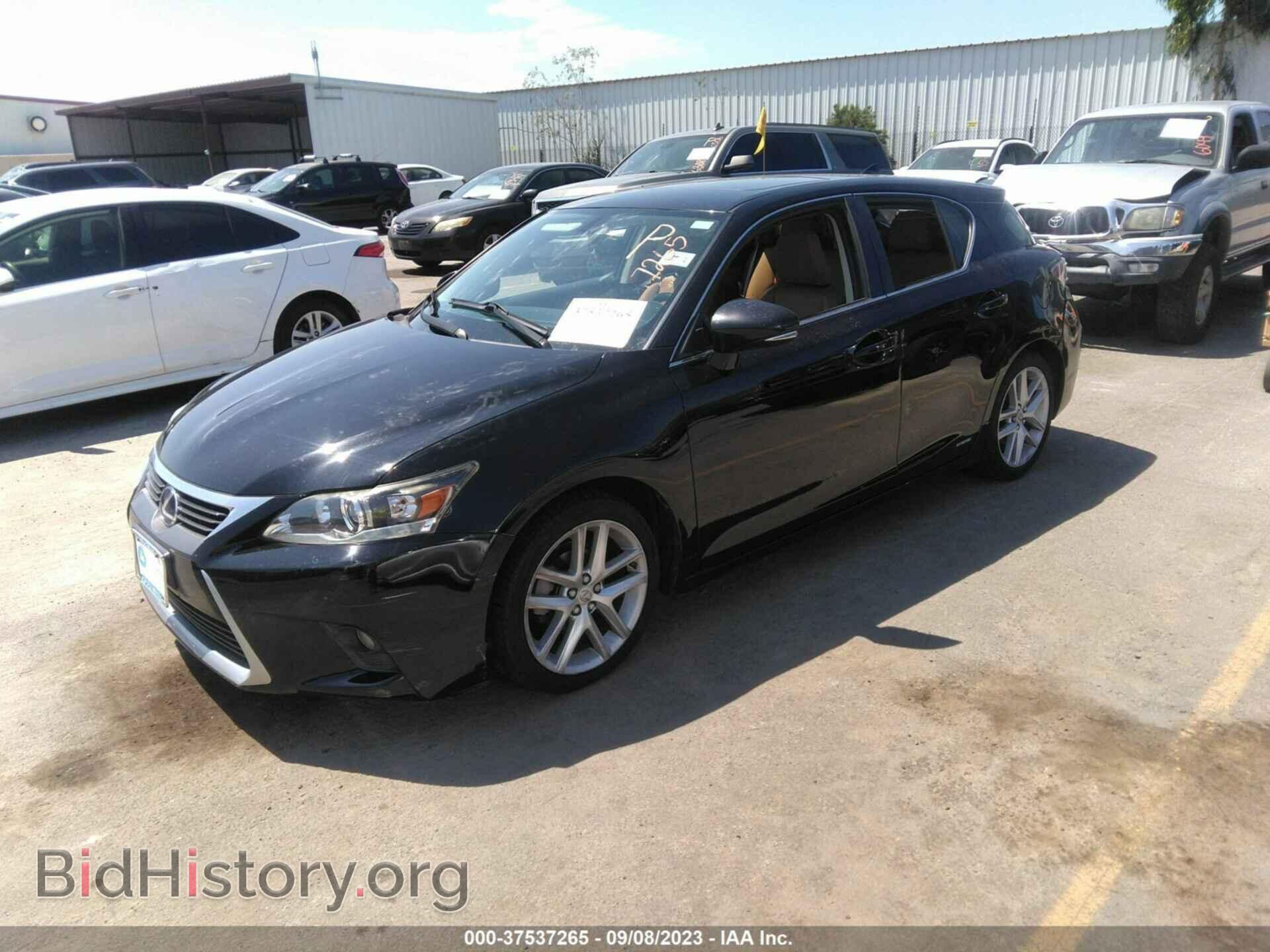 2014 LEXUS CT 200H - VIN: JTHKD5BH4E2201097 - Фото 2