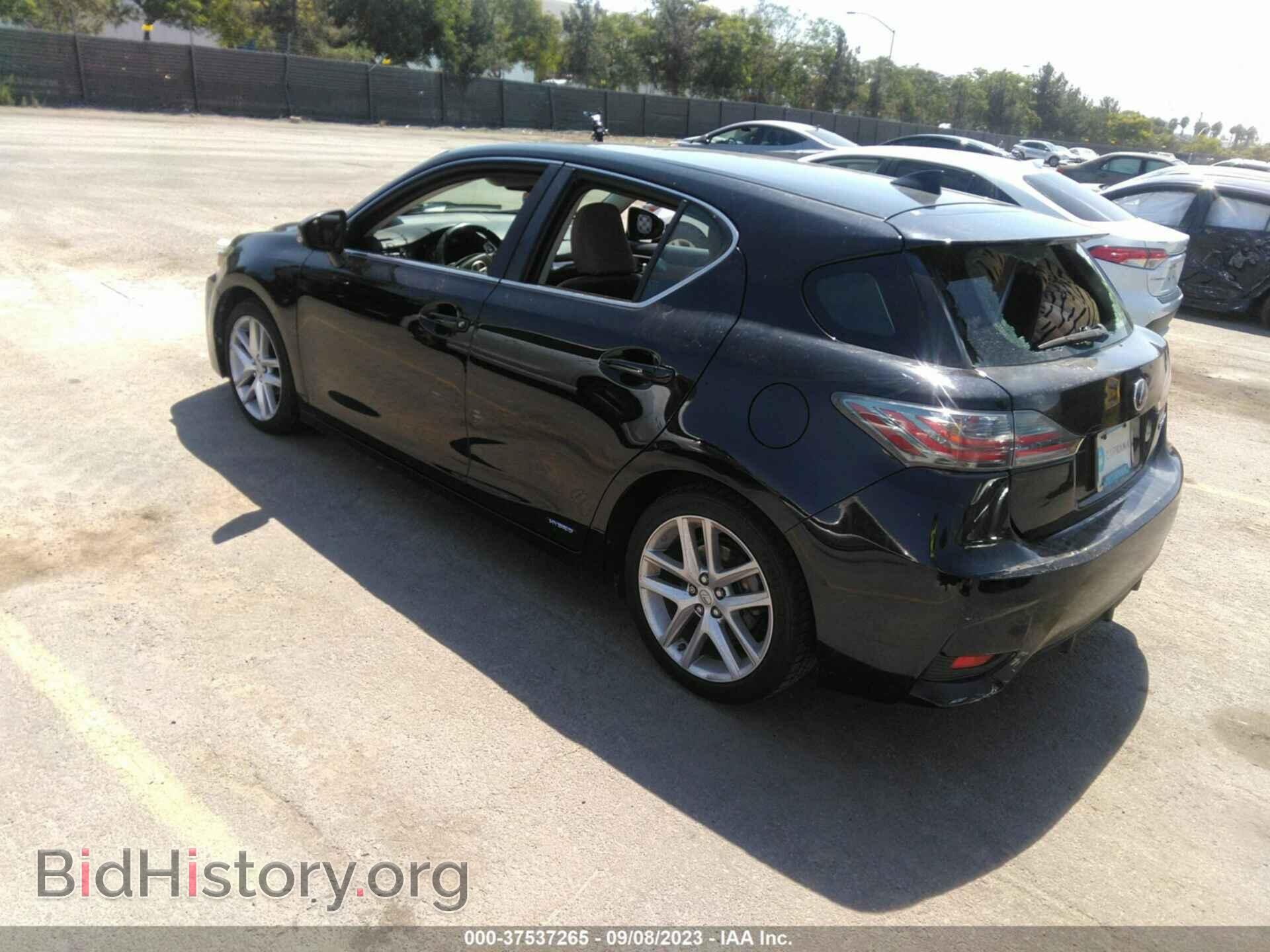 2014 LEXUS CT 200H - VIN: JTHKD5BH4E2201097 - Фото 3
