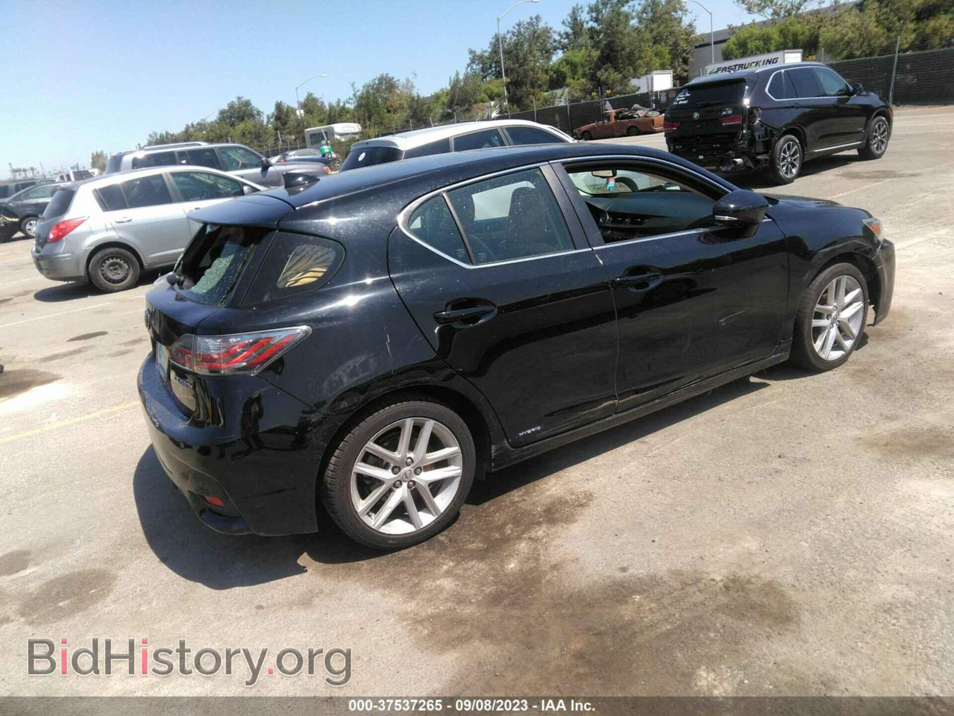 2014 LEXUS CT 200H - VIN: JTHKD5BH4E2201097 - Фото 4