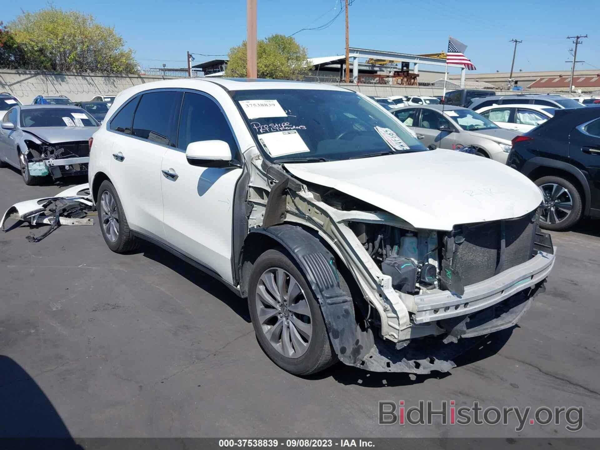 Photo 5FRYD4H40EB035201 - ACURA MDX 2014