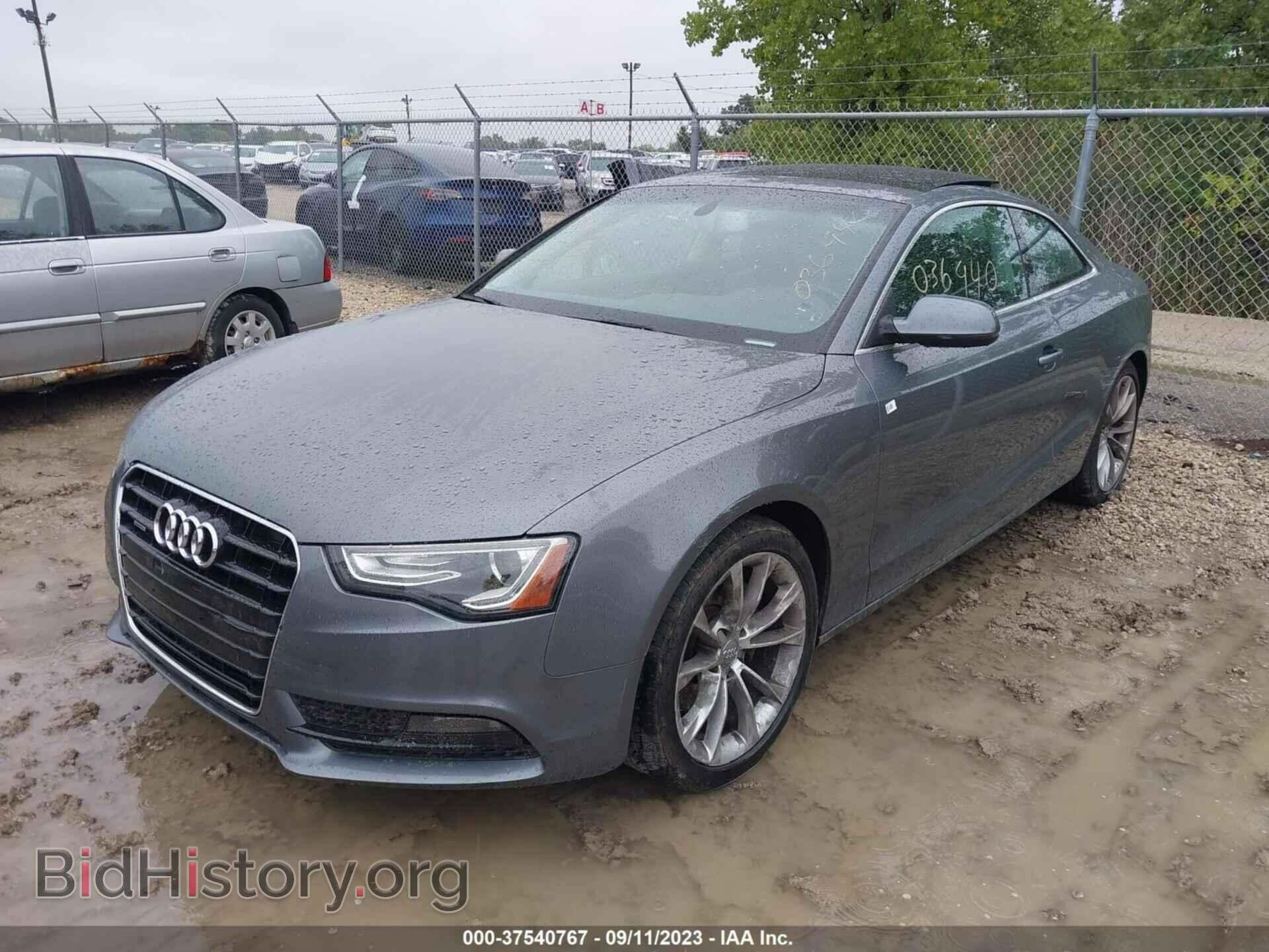 2013 AUDI A5 - VIN: WAULFAFR0DA036940 - Photo 2