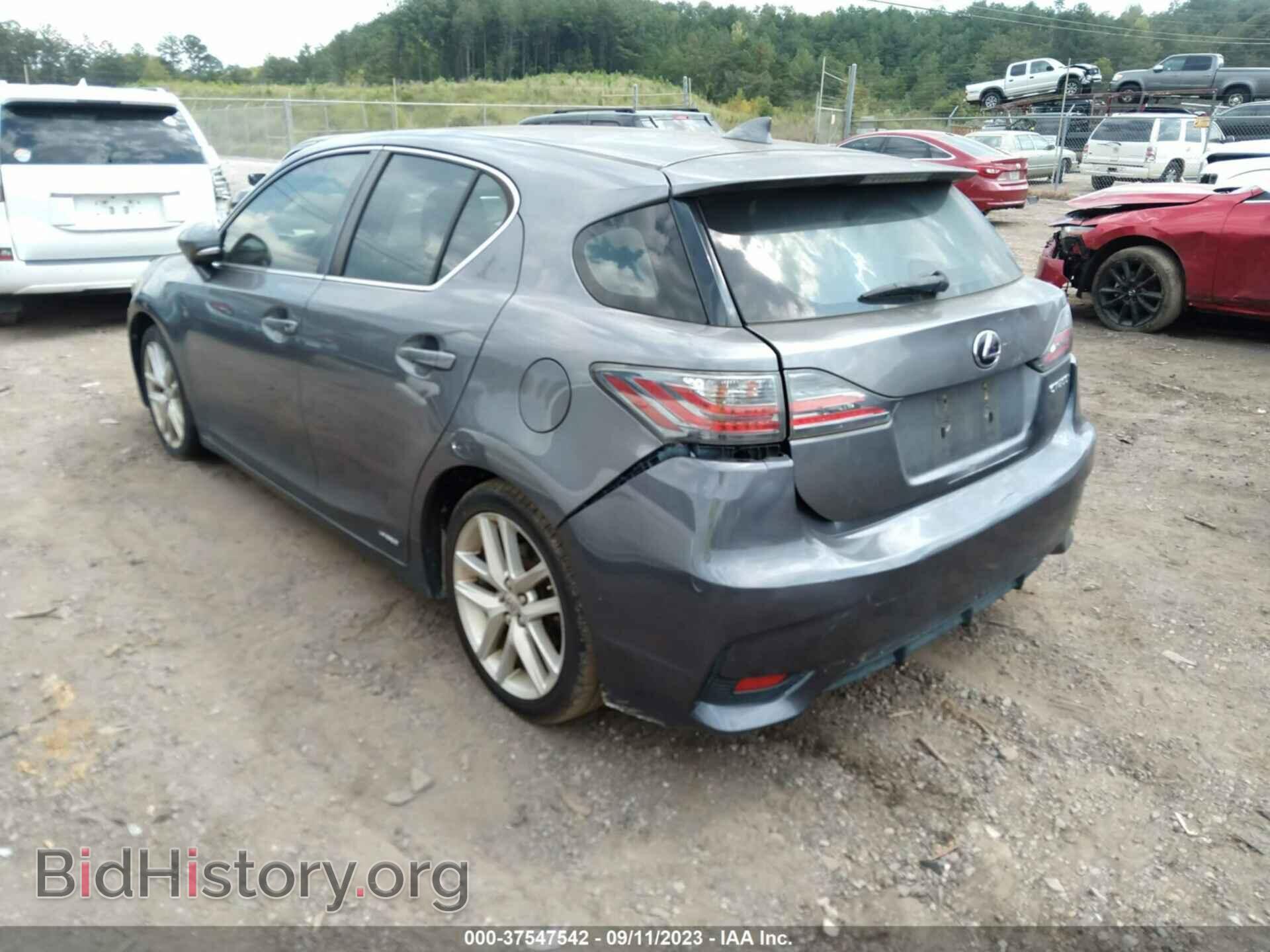 2014 LEXUS CT 200H - VIN: JTHKD5BH4E2180820 - Фото 3