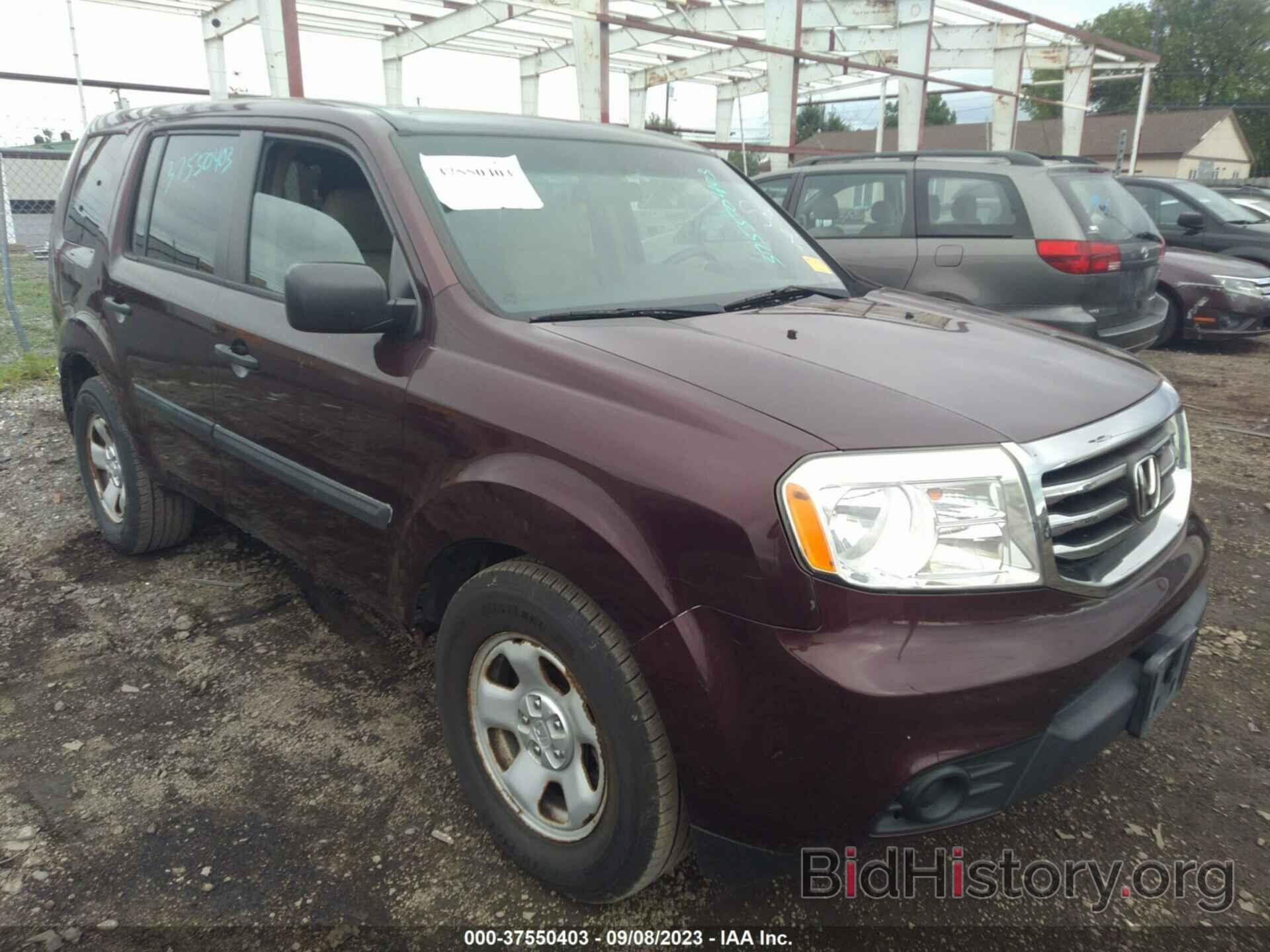 Photo 5FNYF4H27DB068124 - HONDA PILOT 2013