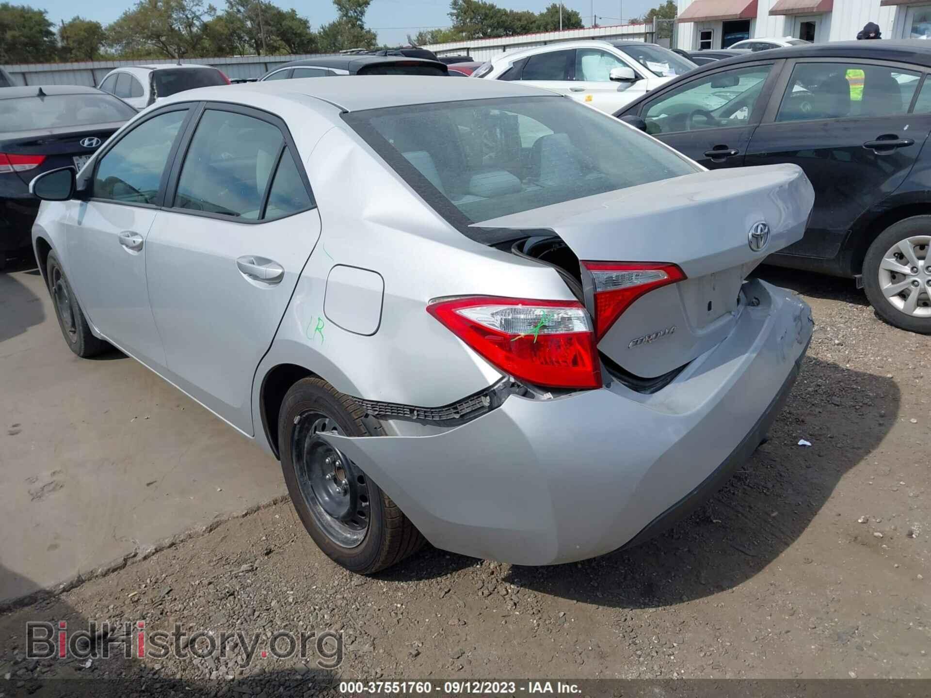 2014 TOYOTA COROLLA - VIN: 2T1BURHE9EC057196 - Фото 3