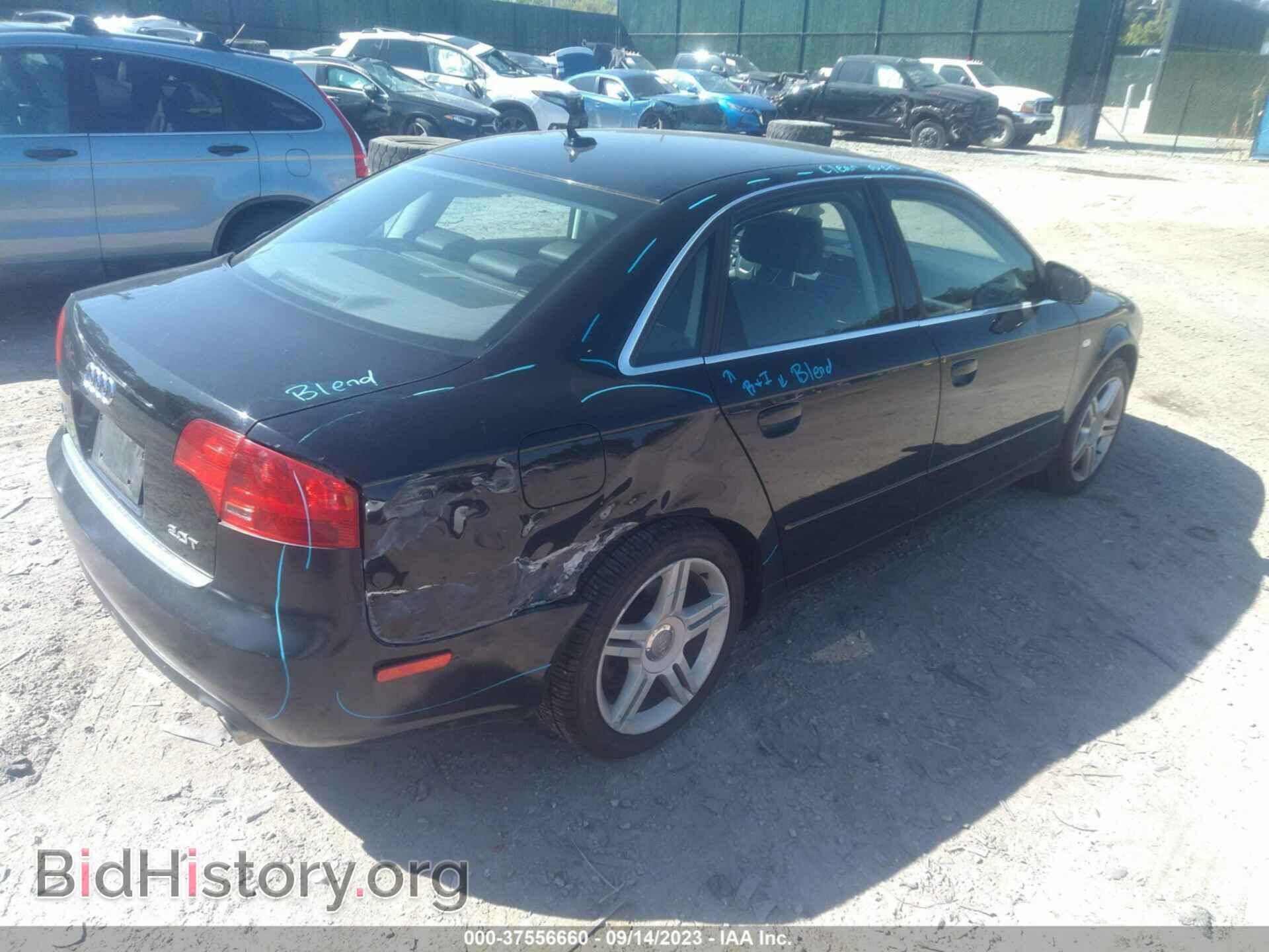 2007 AUDI A4 - VIN: WAUDF78E47A024456 - Фото 4