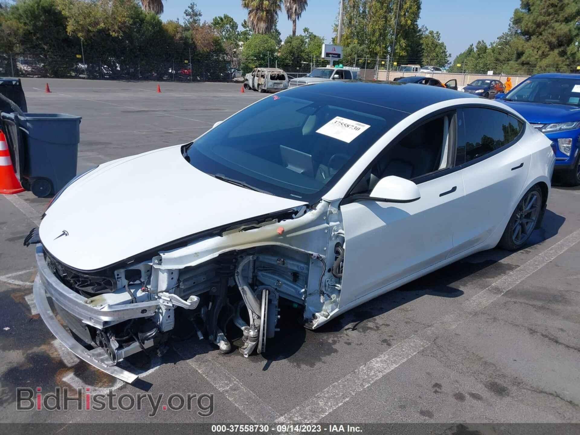 2022 TESLA MODEL 3 - VIN: 5YJ3E1EB3NF153222 - Photo 2