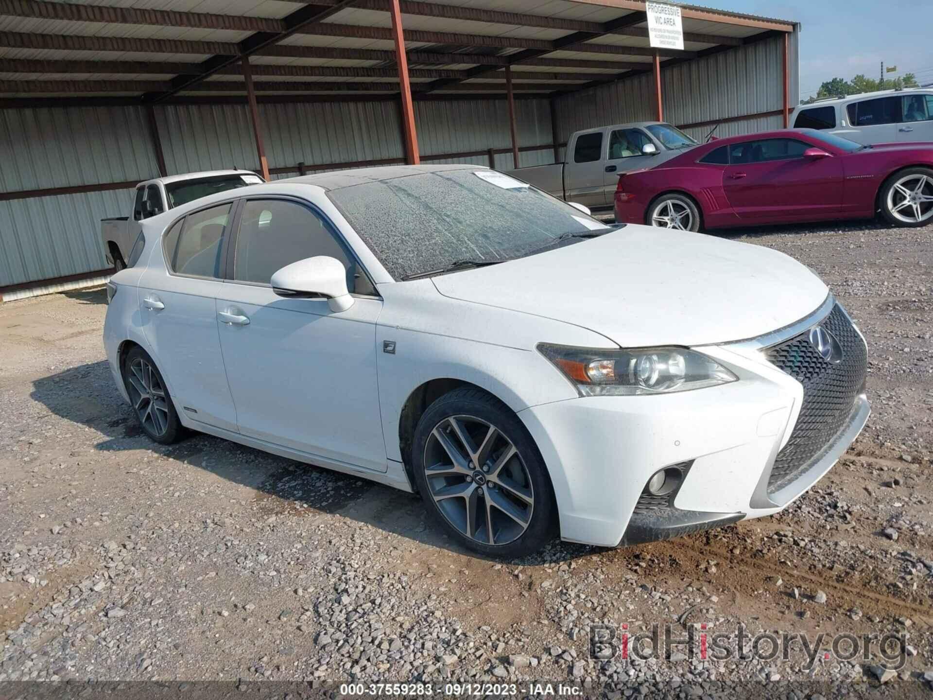 Photo JTHKD5BHXE2175234 - LEXUS CT 200H 2014