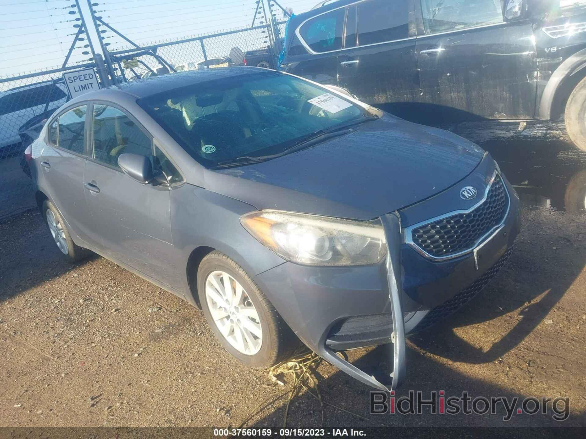 Photo KNAFX4A64E5218773 - KIA FORTE 2014